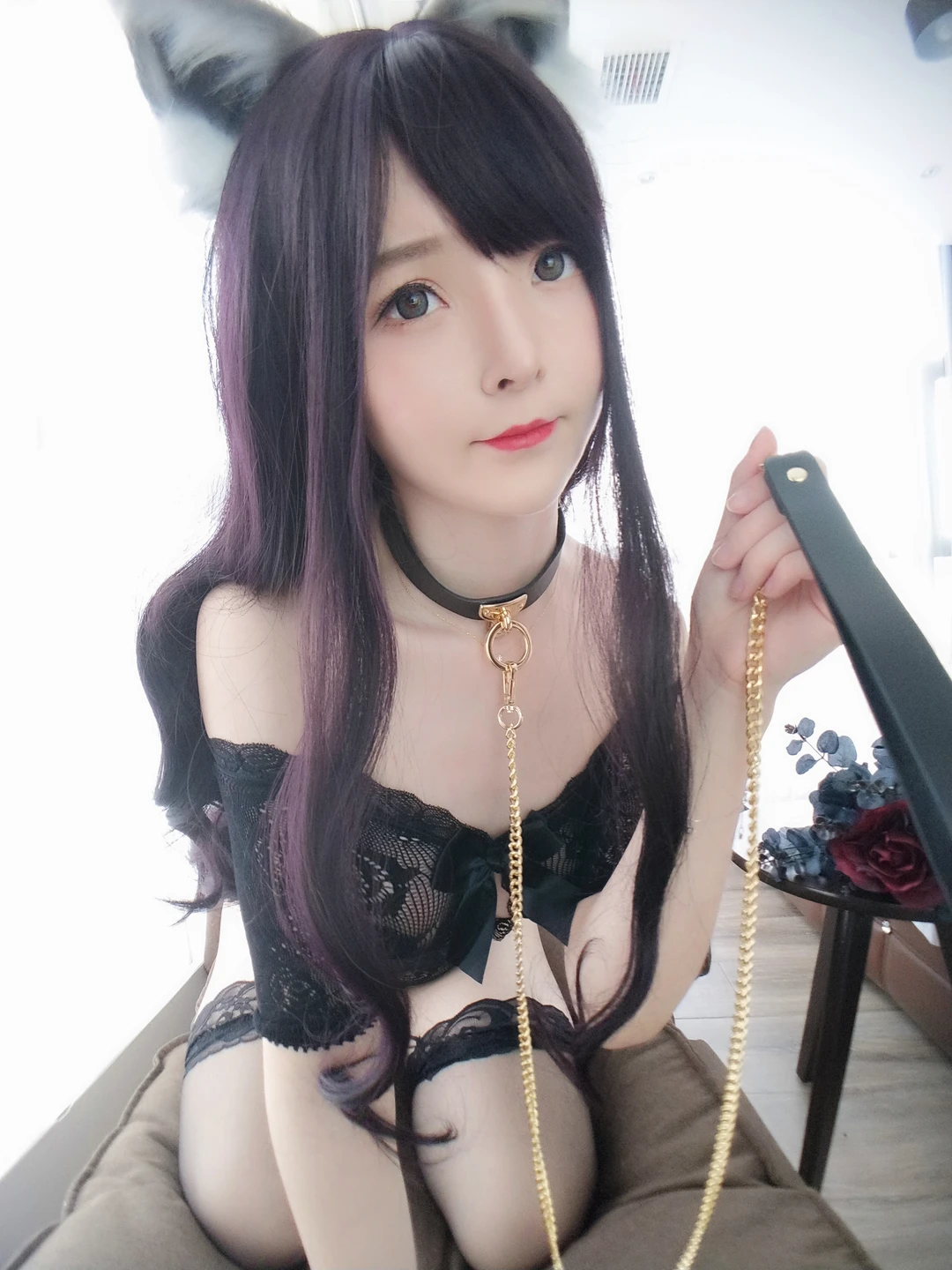 91tutu.cc@一小央泽 NO.046 黑狐姐姐-019.webp