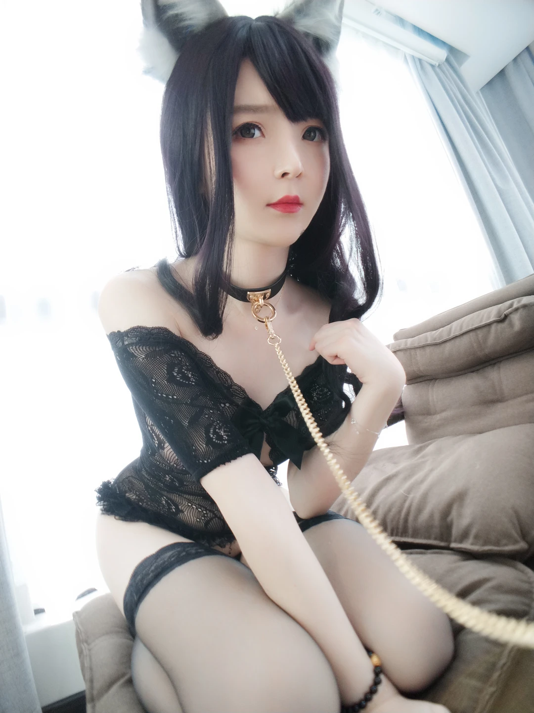 91tutu.cc@一小央泽 NO.046 黑狐姐姐-045.webp