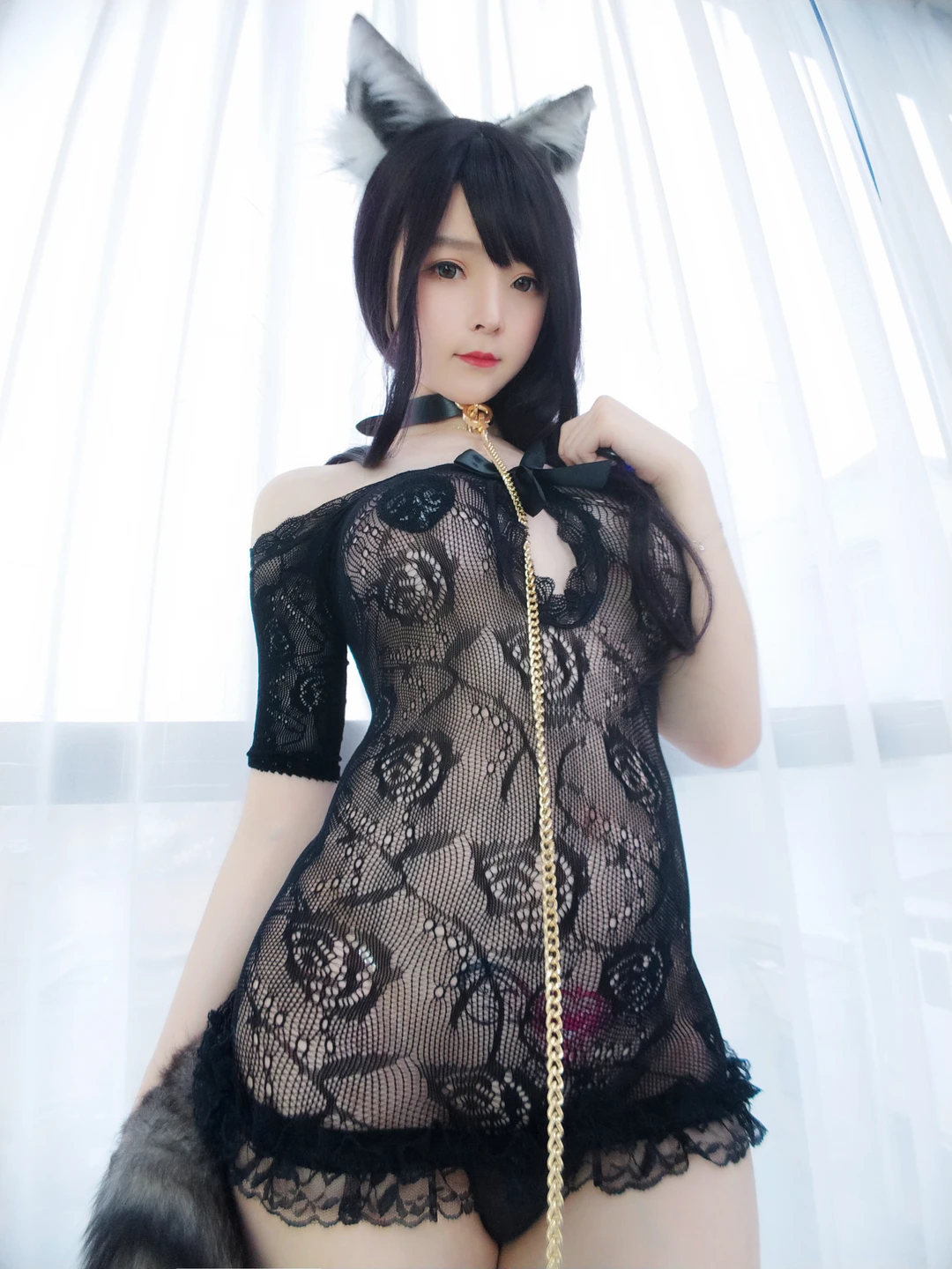 91tutu.cc@一小央泽 NO.046 黑狐姐姐-064.webp