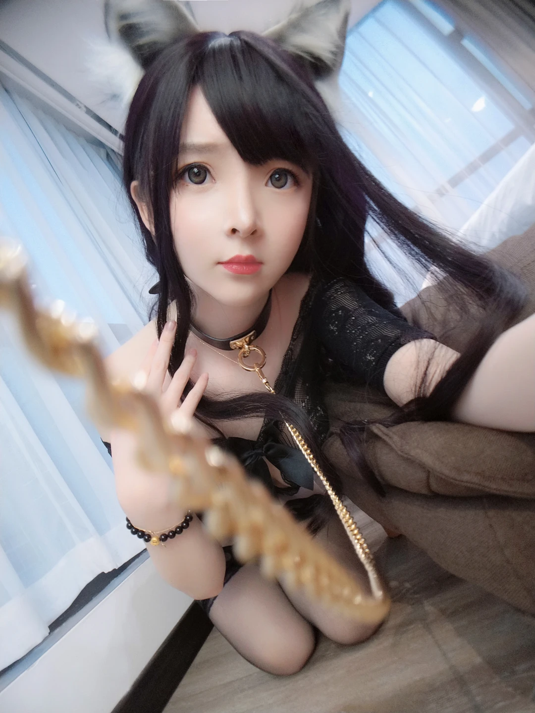 91tutu.cc@一小央泽 NO.046 黑狐姐姐-071.webp