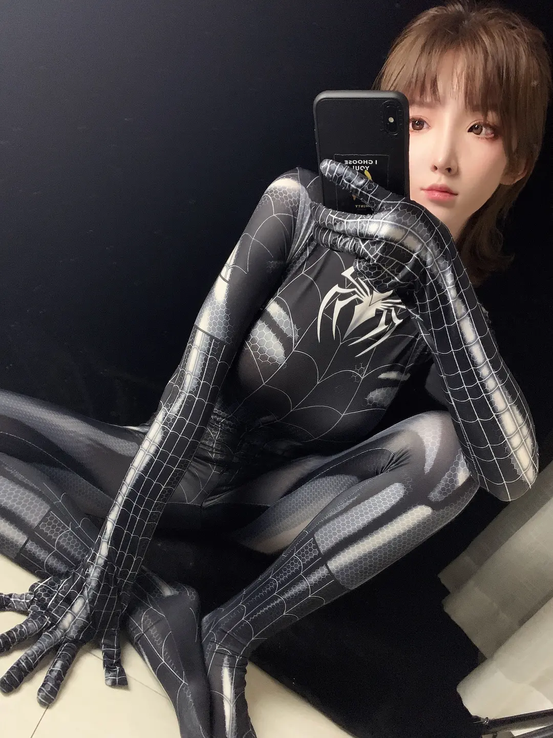 91tutu.cc@一小央泽 NO.055 黑蜘蛛-004.webp