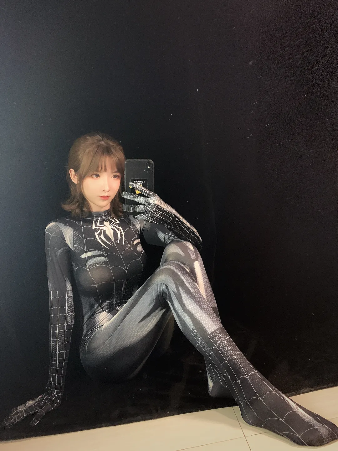 91tutu.cc@一小央泽 NO.055 黑蜘蛛-008.webp