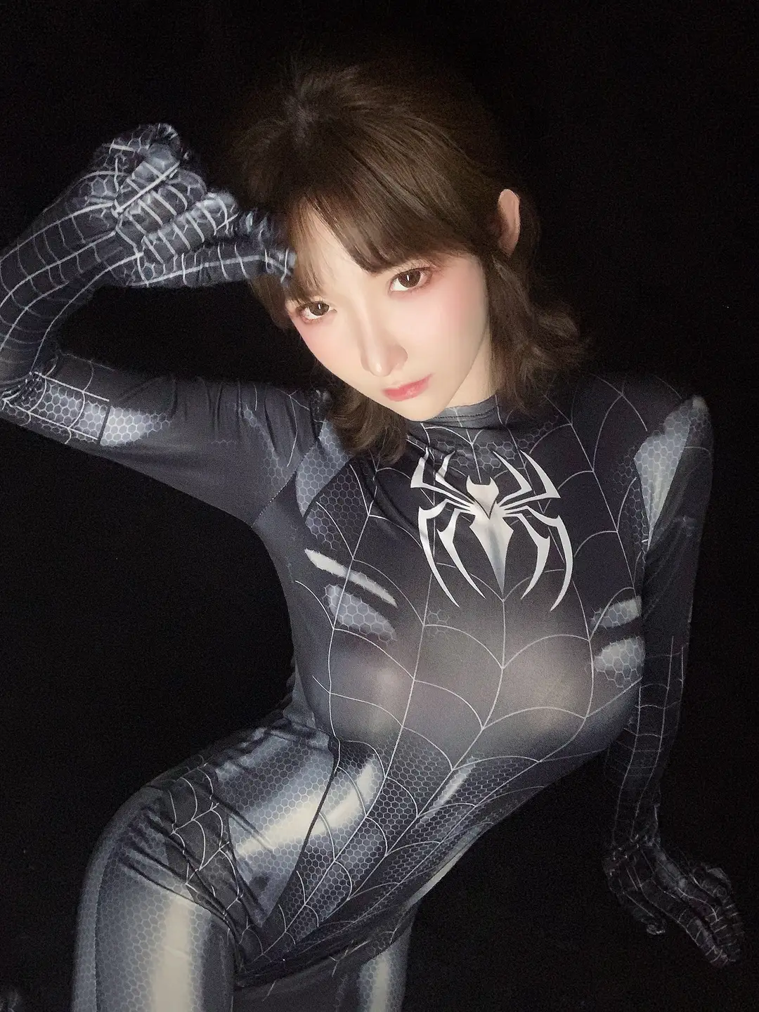 91tutu.cc@一小央泽 NO.055 黑蜘蛛-009.webp