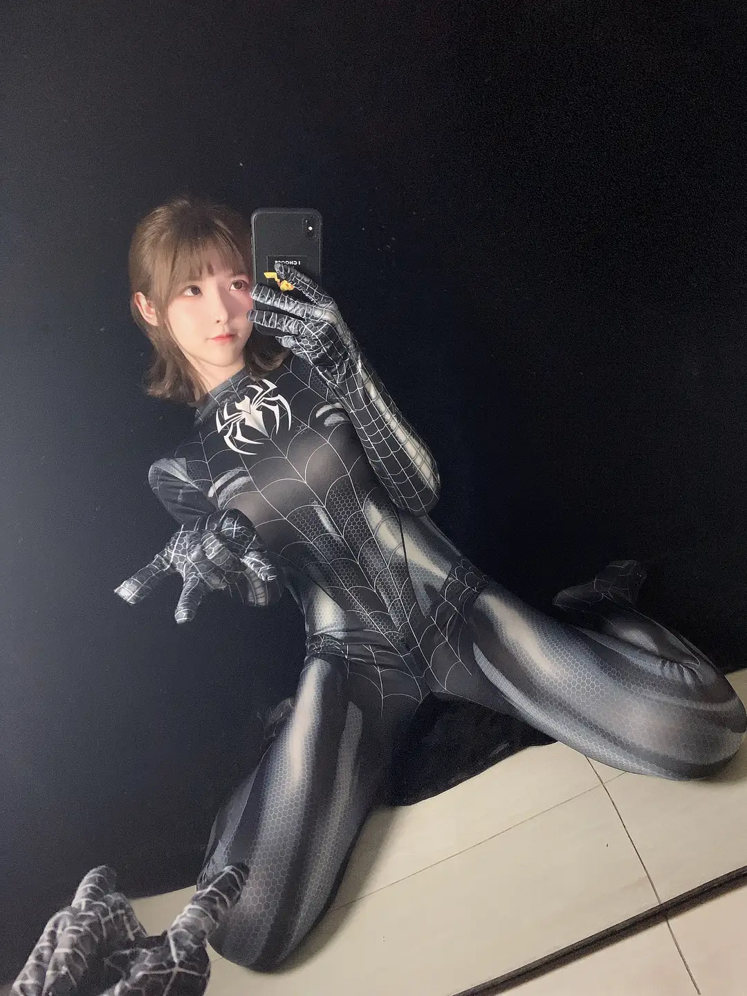 91tutu.cc@一小央泽 NO.055 黑蜘蛛-013.webp