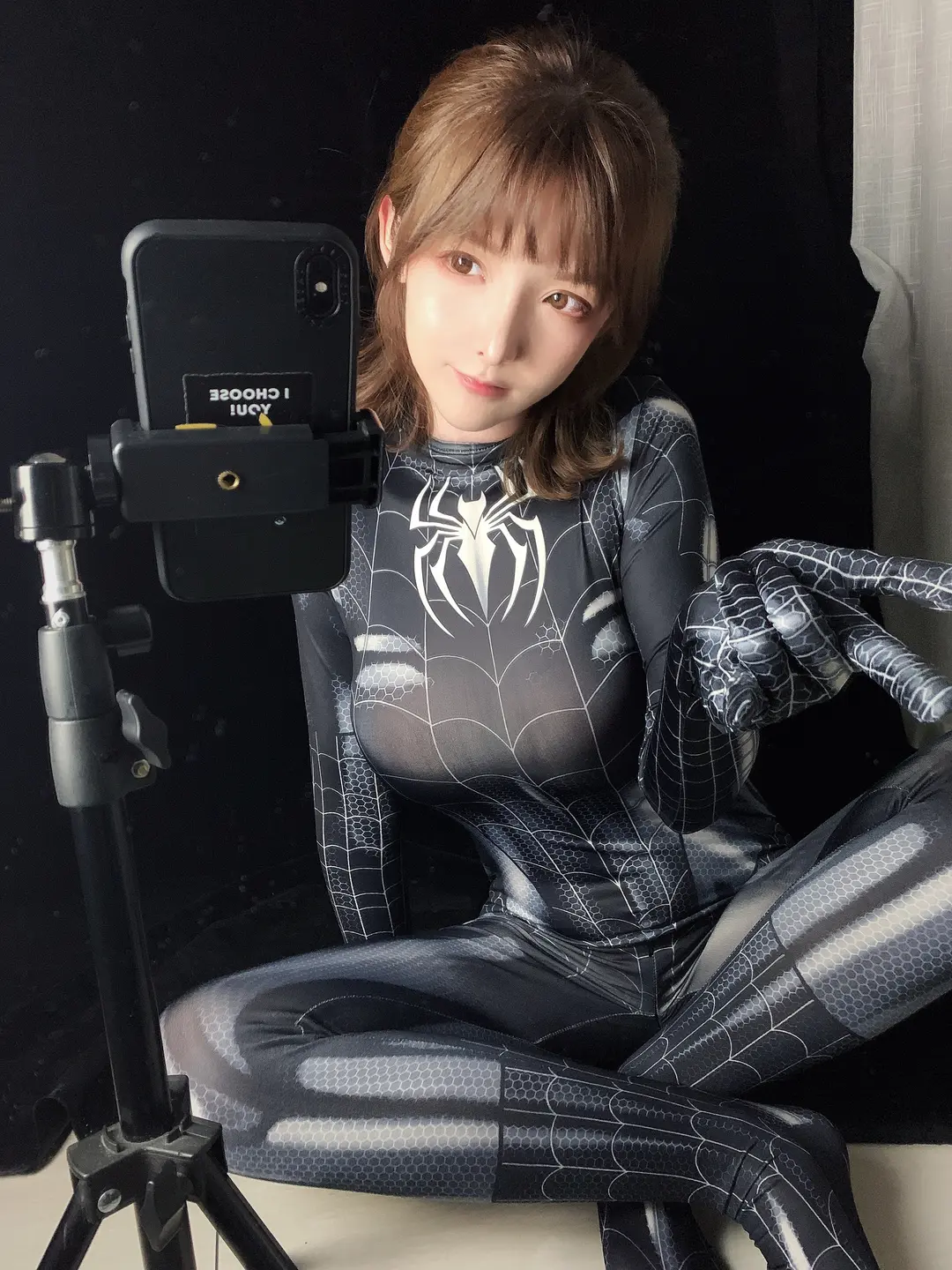 91tutu.cc@一小央泽 NO.055 黑蜘蛛-026.webp