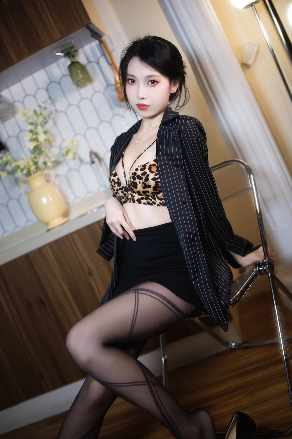 91tutu.cc@七只红豆 - No.001 黑绷带-017.webp