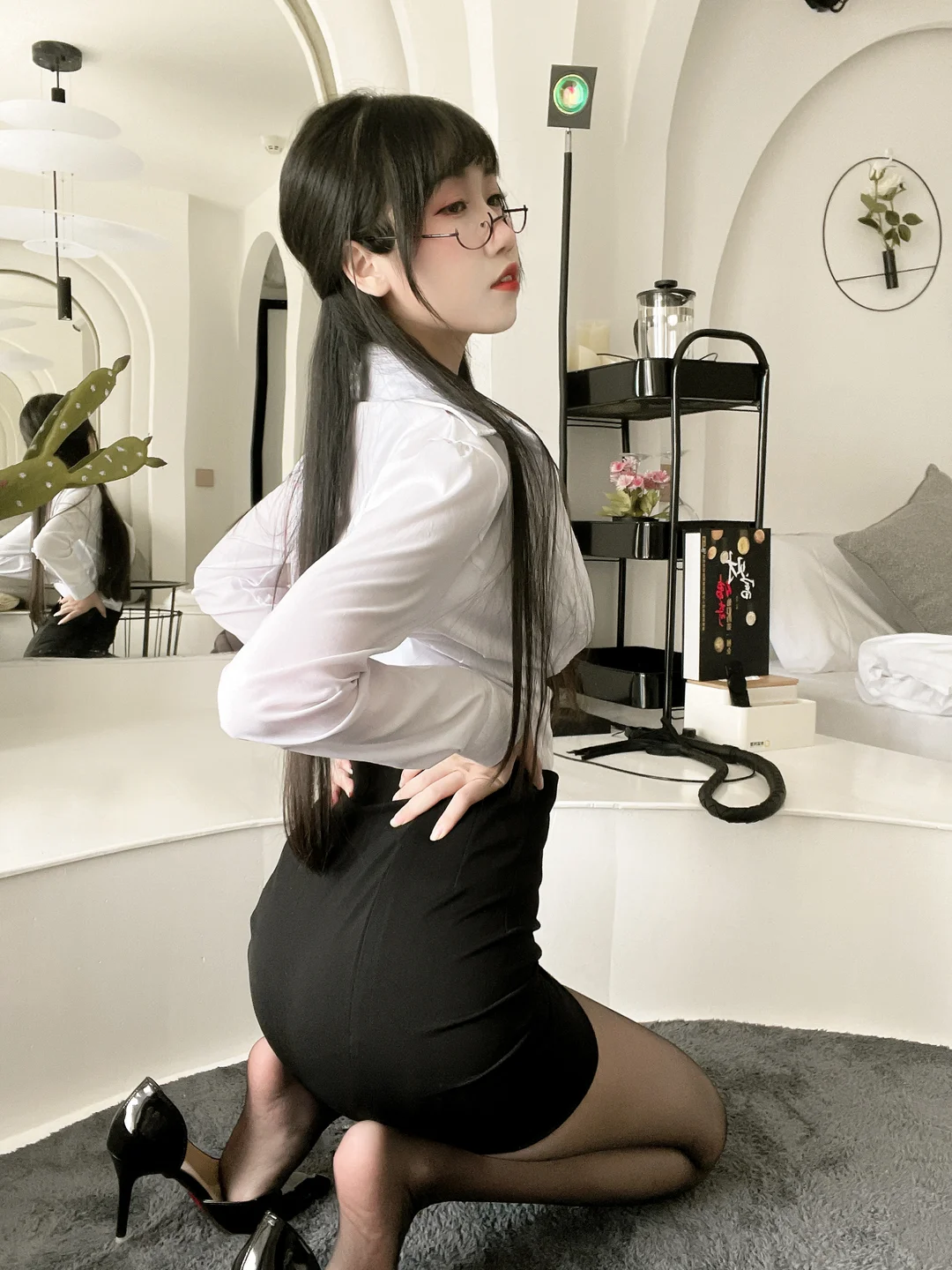 91tutu.cc@不呆猫 - 黑丝包臀OL-016.webp