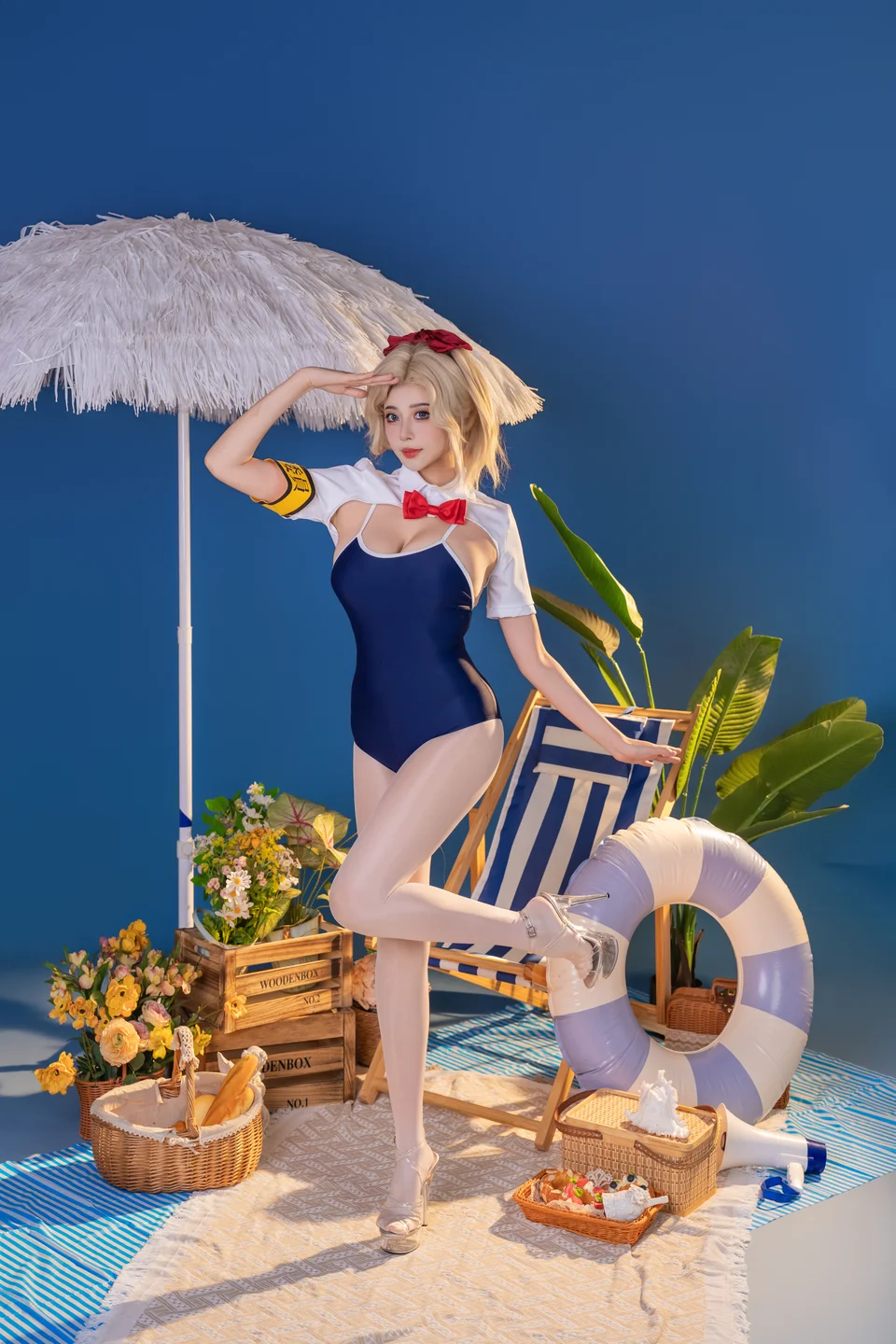 云溪溪 - 奶桃桃x奈汐酱nice 夏纪 [100P,1V-2.51GB]