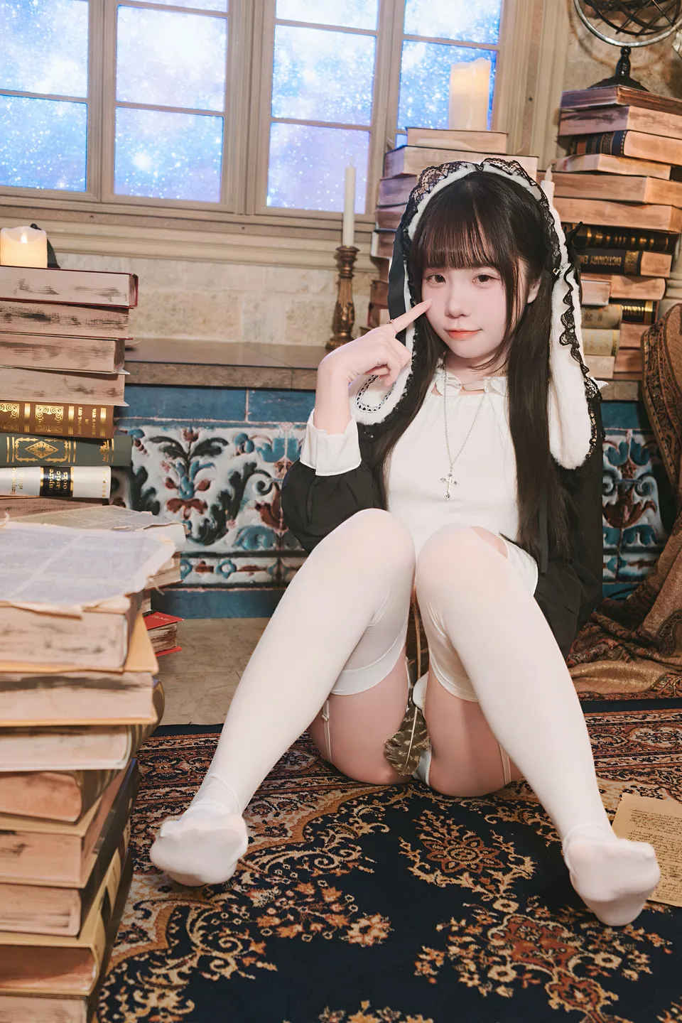 91tutu.cc@可可小白兔 - No.016 谁家的小恶魔呀-012.webp