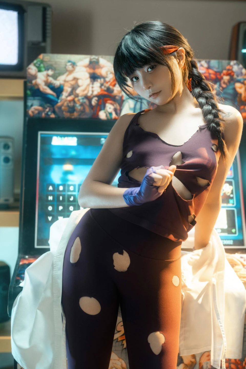 91tutu.cc@小羊不吃草（花音葉子）_No_003_KOF_坂崎百合_101P_182MB-028.webp