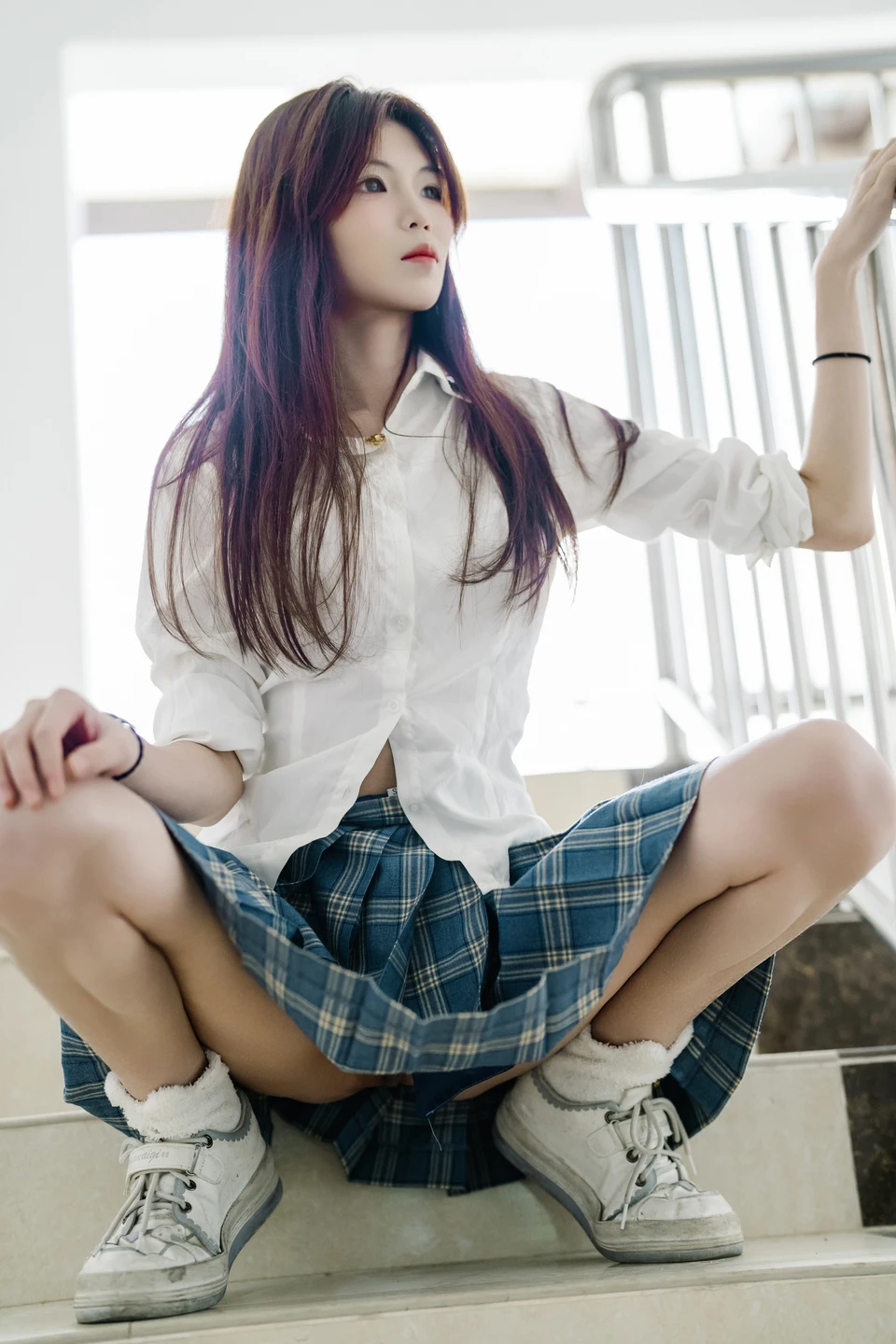 91tutu.cc@摄影师翎梵 - 璐璐 JK自慰肛塞-005.webp