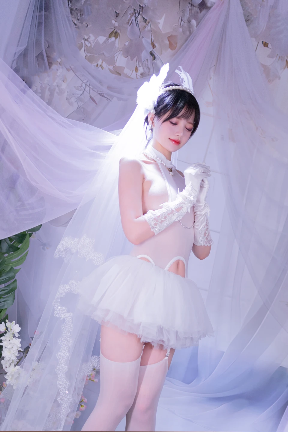 91tutu.cc@星黛鹿鹿 - No.015 白丝花嫁-002.webp