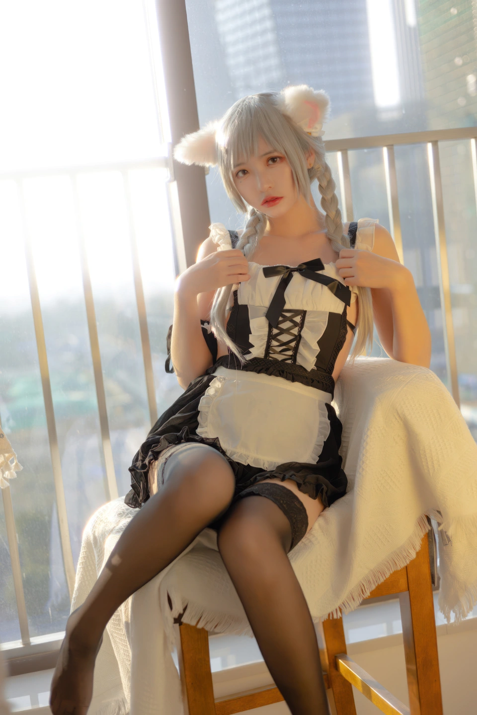 91tutu.cc@疯猫ss - No.163 夕女仆-007.webp