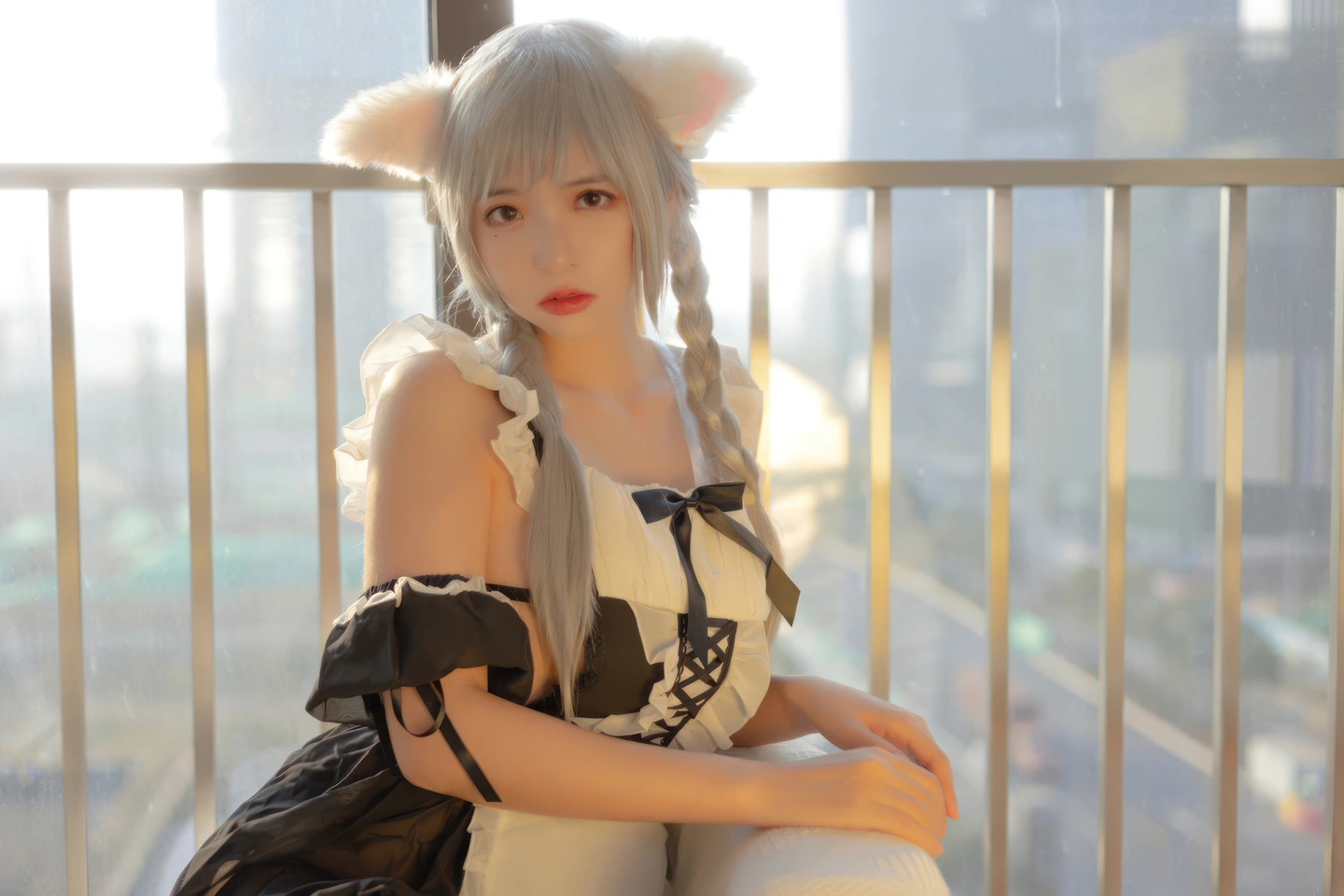 91tutu.cc@疯猫ss - No.163 夕女仆-011.webp