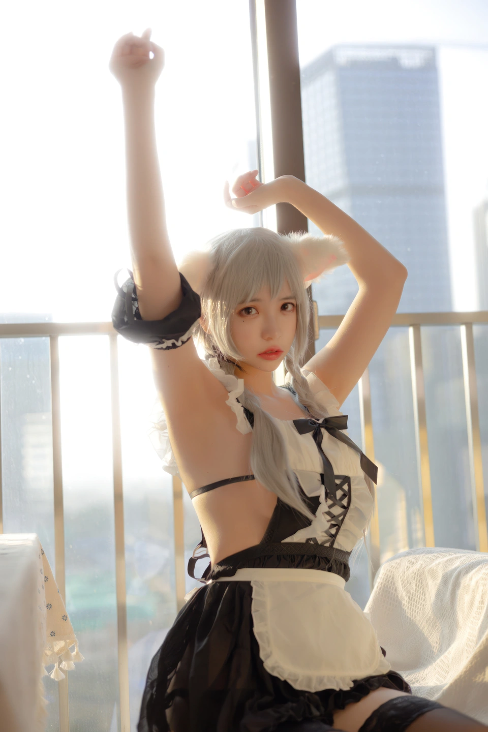 91tutu.cc@疯猫ss - No.163 夕女仆-019.webp