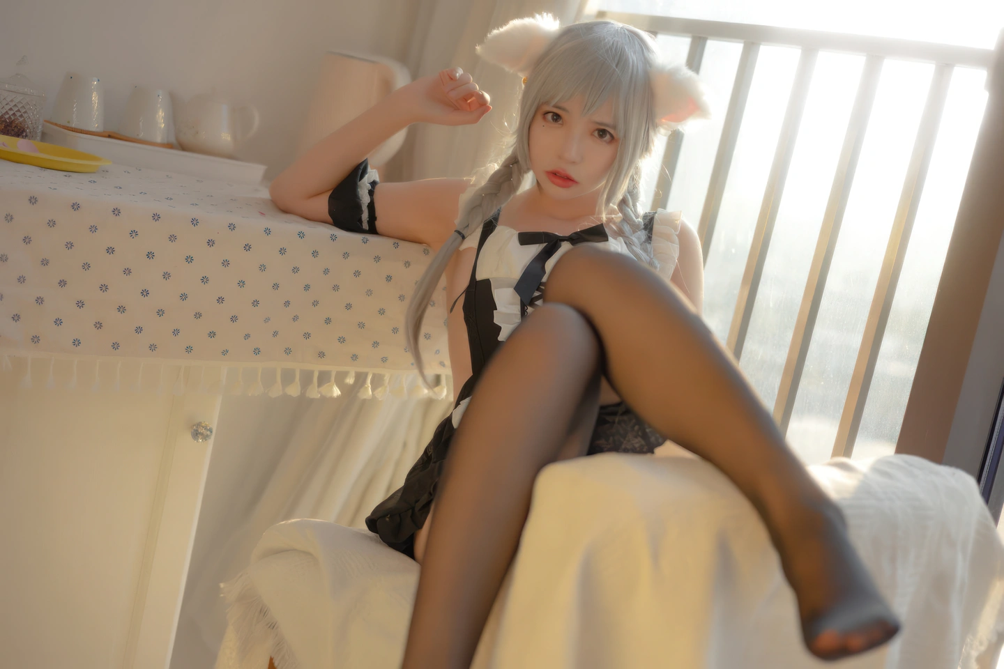 91tutu.cc@疯猫ss - No.163 夕女仆-020.webp