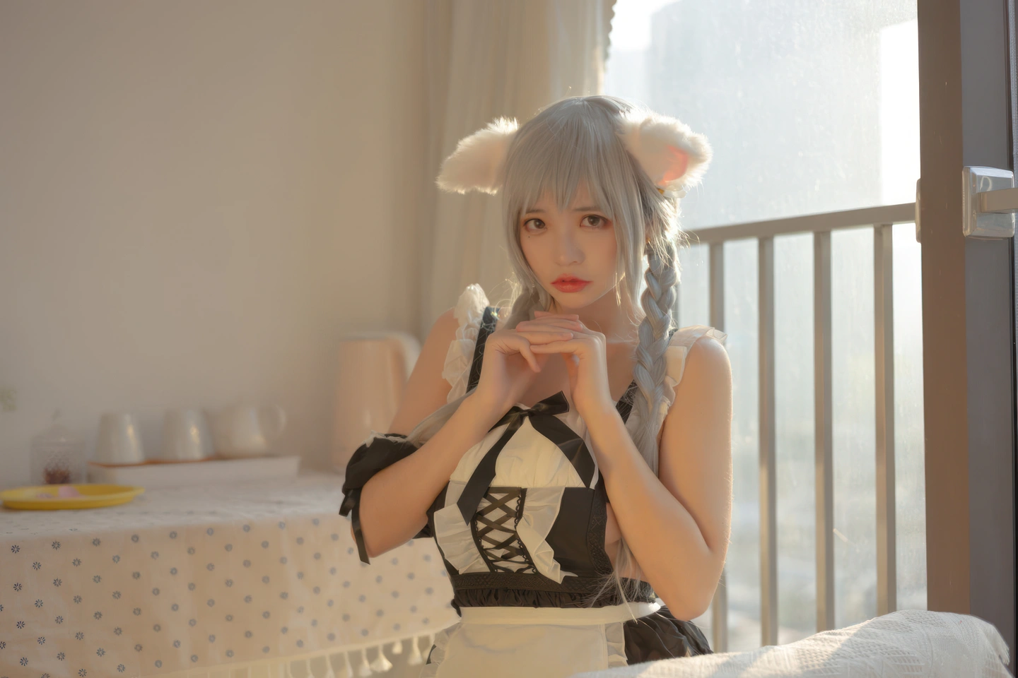 91tutu.cc@疯猫ss - No.163 夕女仆-024.webp