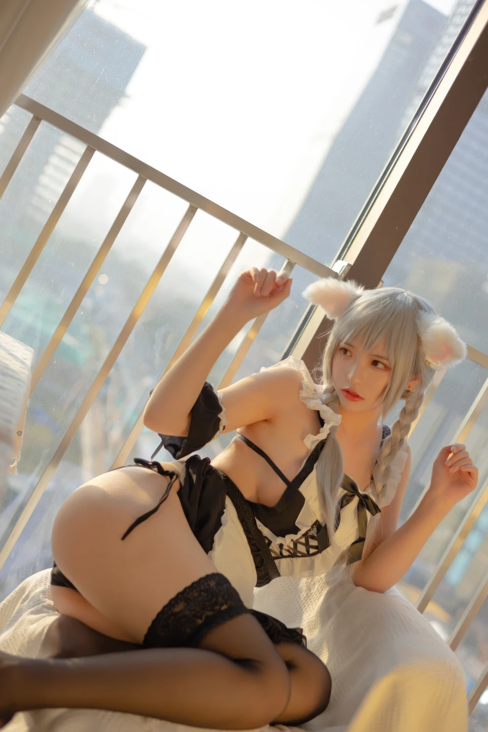 91tutu.cc@疯猫ss - No.163 夕女仆-031.webp