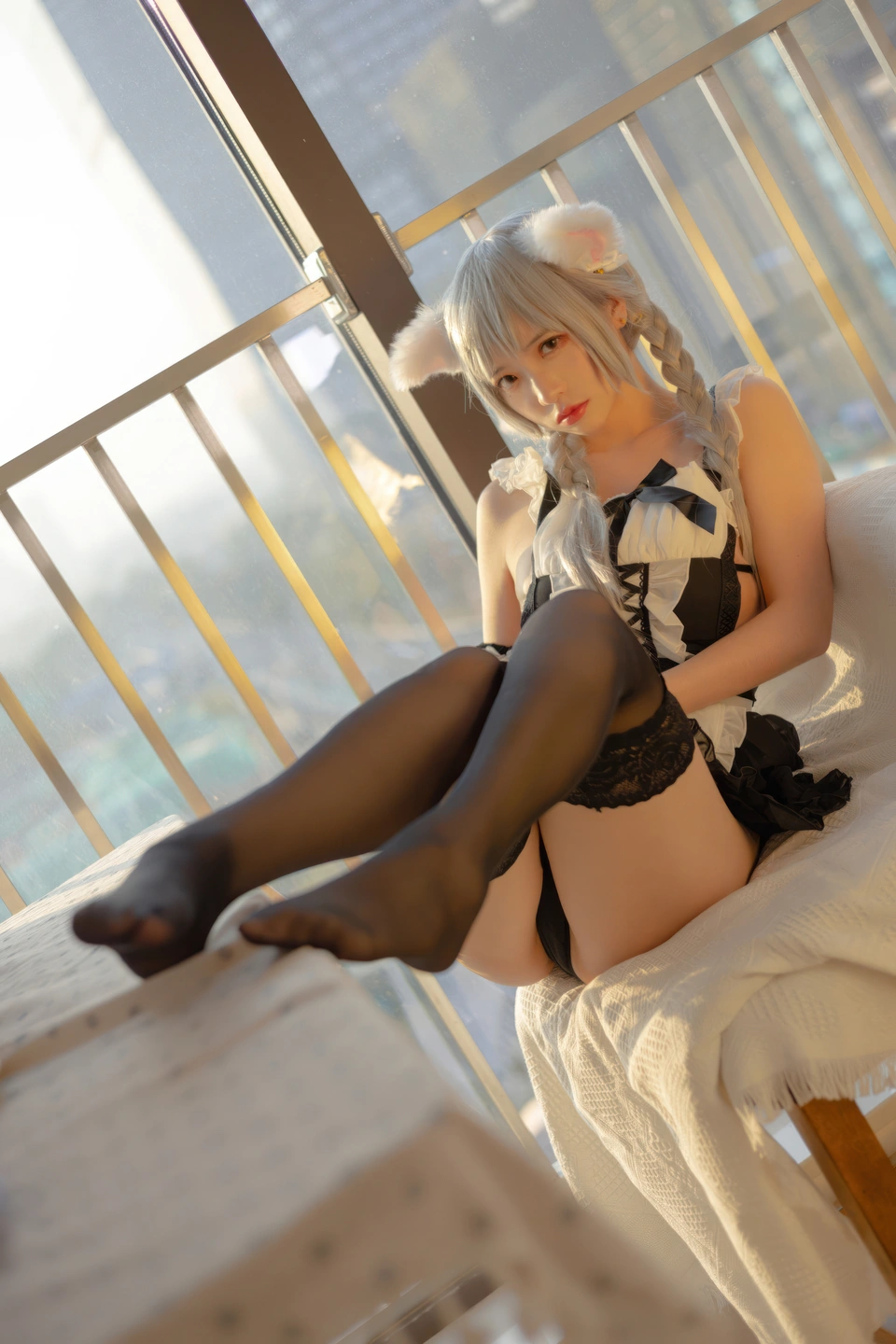 91tutu.cc@疯猫ss - No.163 夕女仆-032.webp