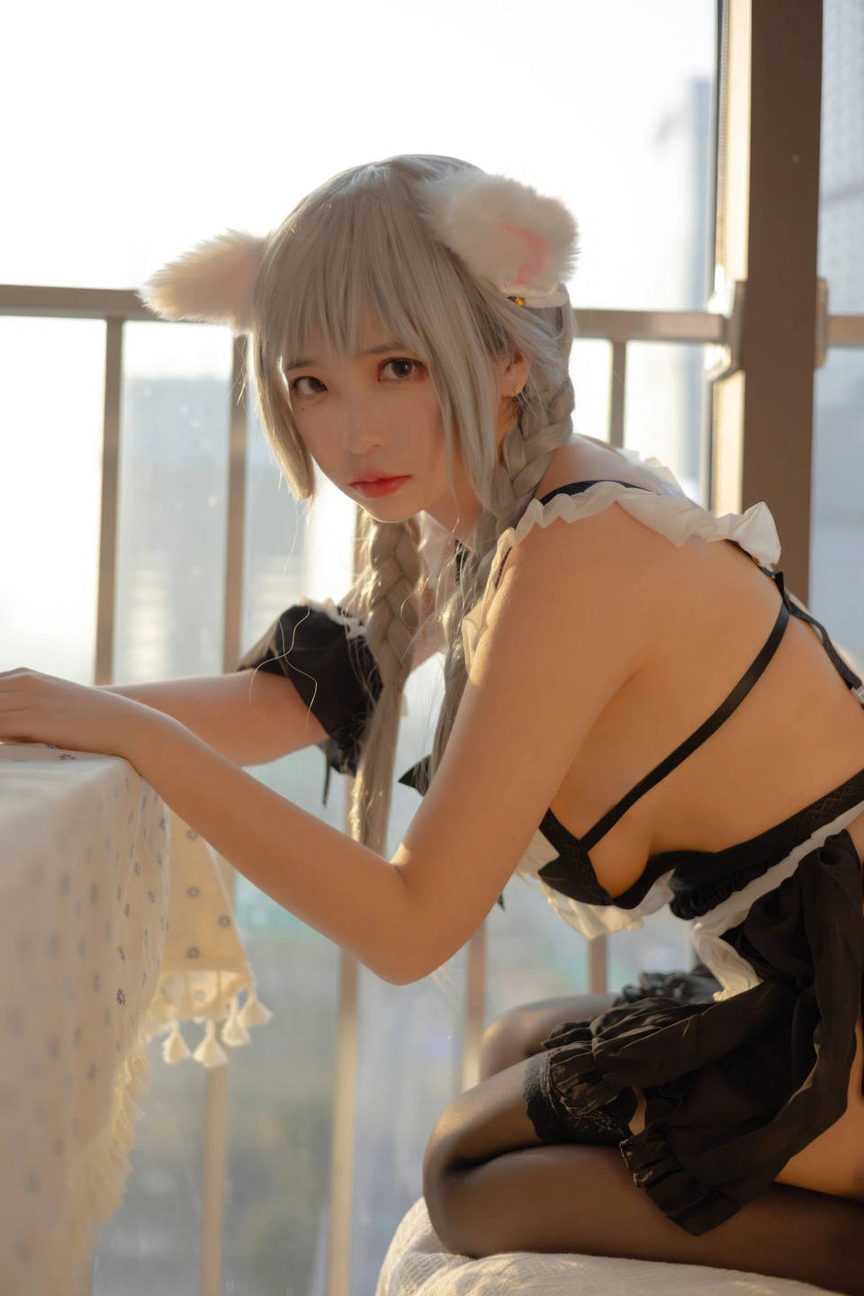 91tutu.cc@疯猫ss - No.163 夕女仆-039.webp