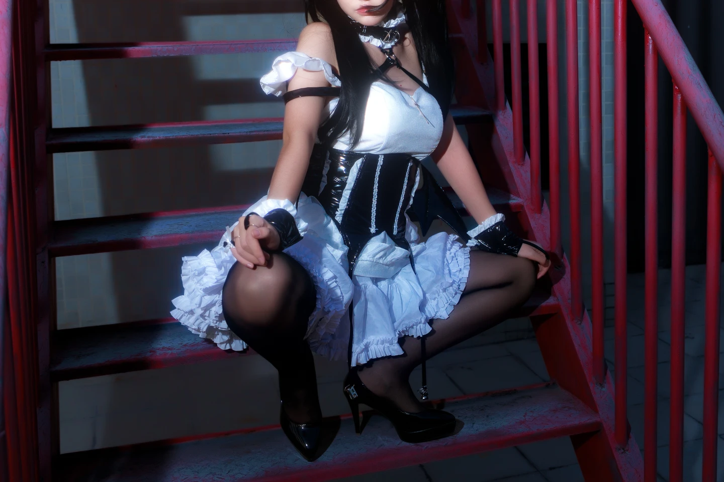91tutu.cc@疯猫ss - No.166 红梯女仆-024.webp