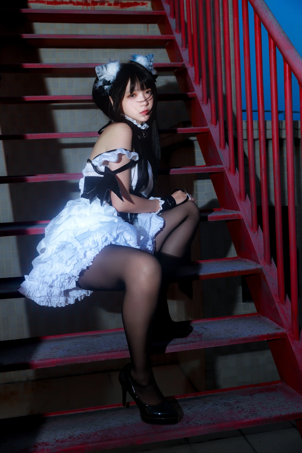 91tutu.cc@疯猫ss - No.166 红梯女仆-030.webp