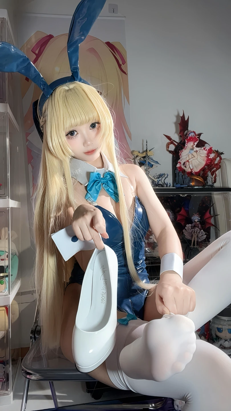 91tutu.cc@白栎Shirly _No_045_蔚蓝档案_飞鸟马时_兔女郎_148P,24V_4_74GB01-044.webp