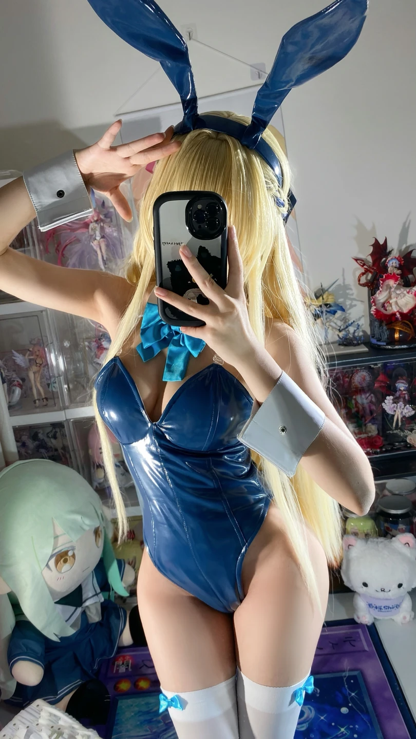 91tutu.cc@白栎Shirly _No_045_蔚蓝档案_飞鸟马时_兔女郎_148P,24V_4_74GB01-146.webp