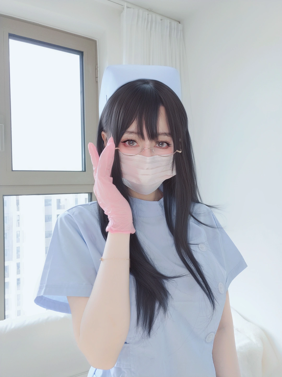 白银81 - 自摄Vol.95 蓝色护士 [162P,19V-3.13GB]