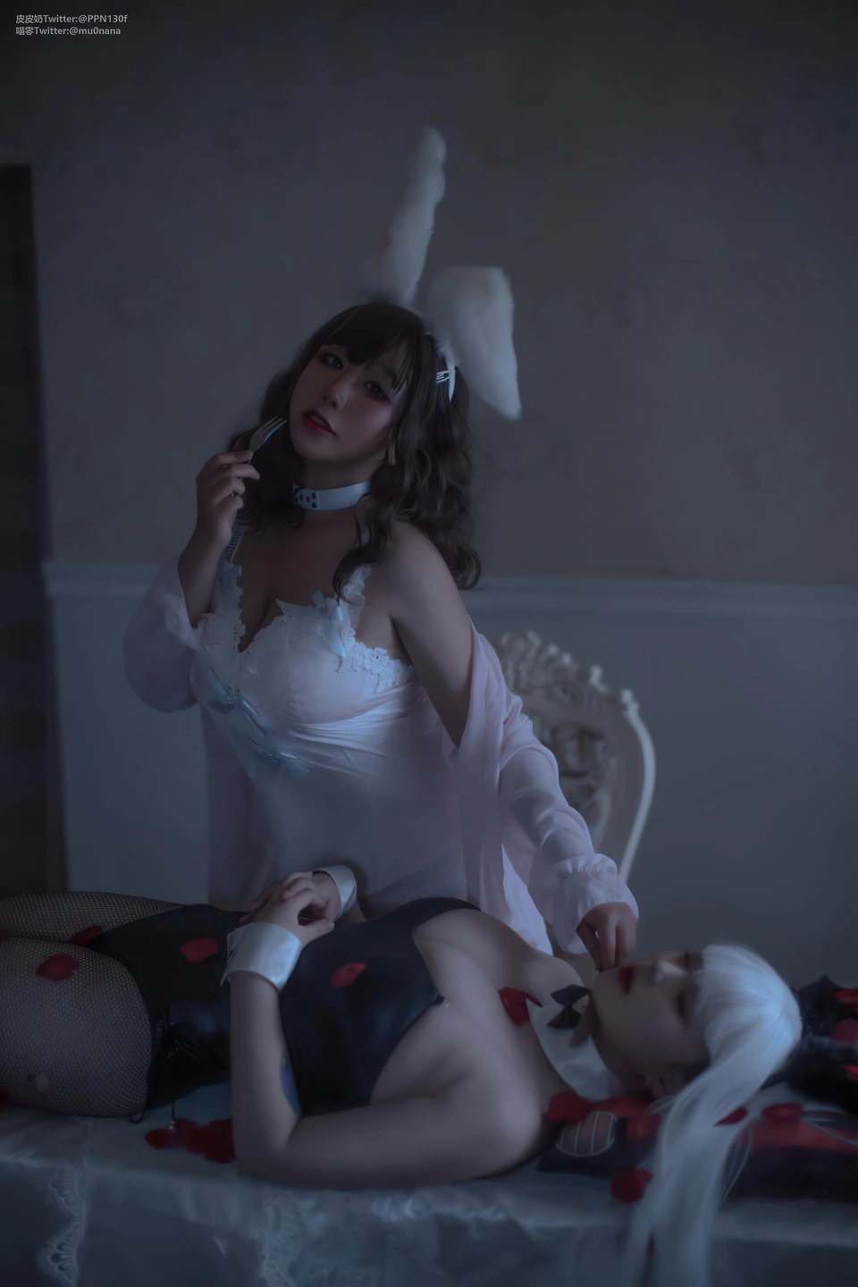 91tutu.cc@皮皮奶 - &喵零 双人兔兔-048.webp