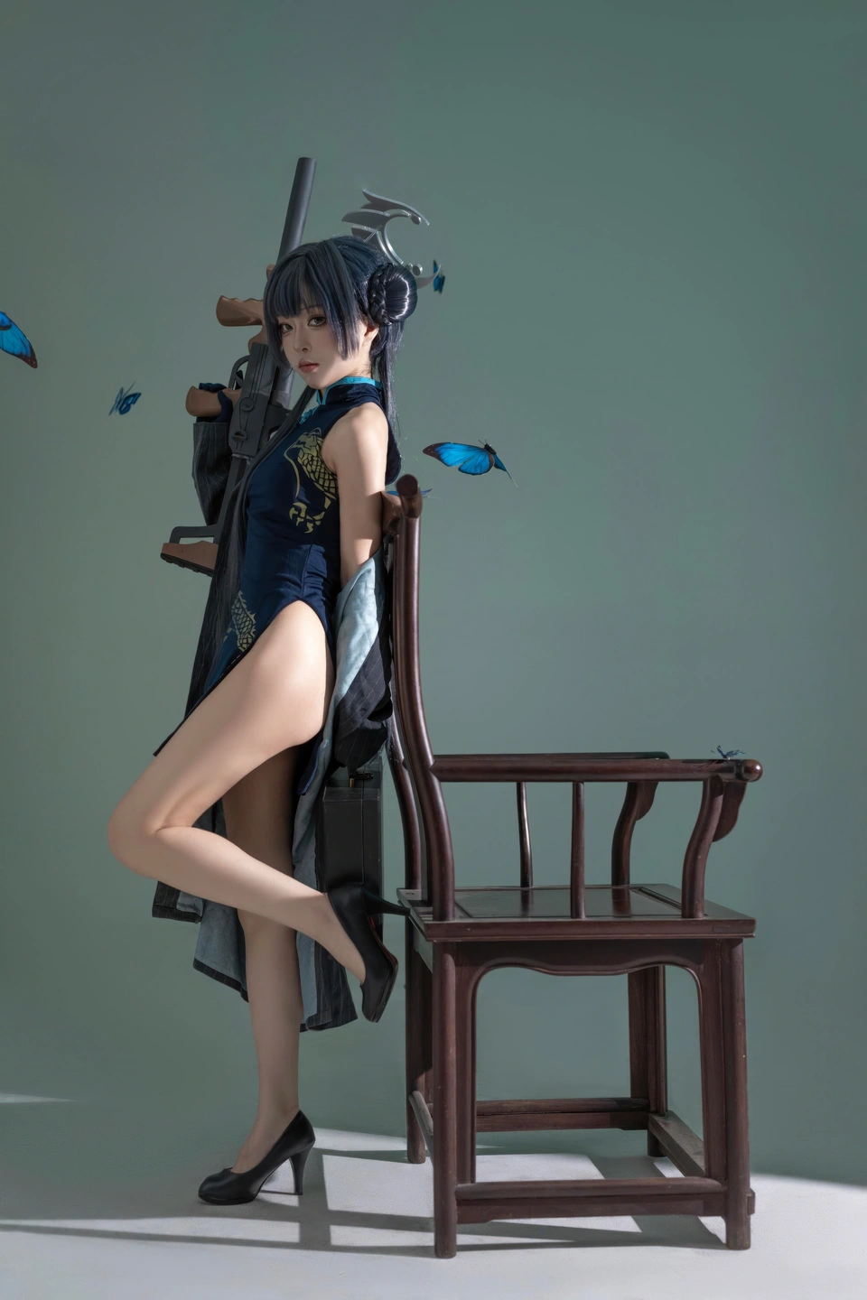 矢量鱼 - No.024 蔚蓝档案·龙华妃咲 [24P-238MB]