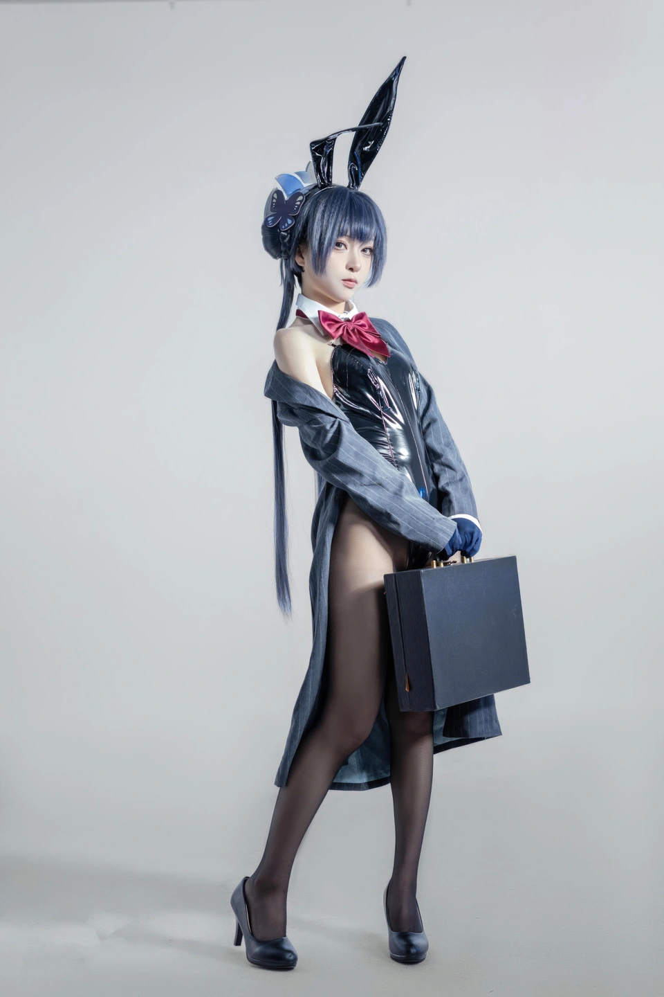 矢量鱼 - No.026 蔚蓝档案·妃咲兔女郎 [28P-294MB]