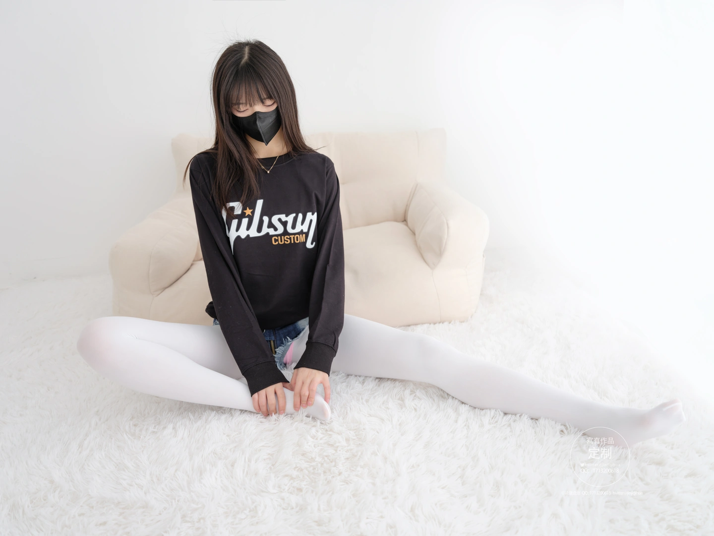 91tutu.cc@NO.034 EX-001 见希w 白丝牛仔短裤-037.webp