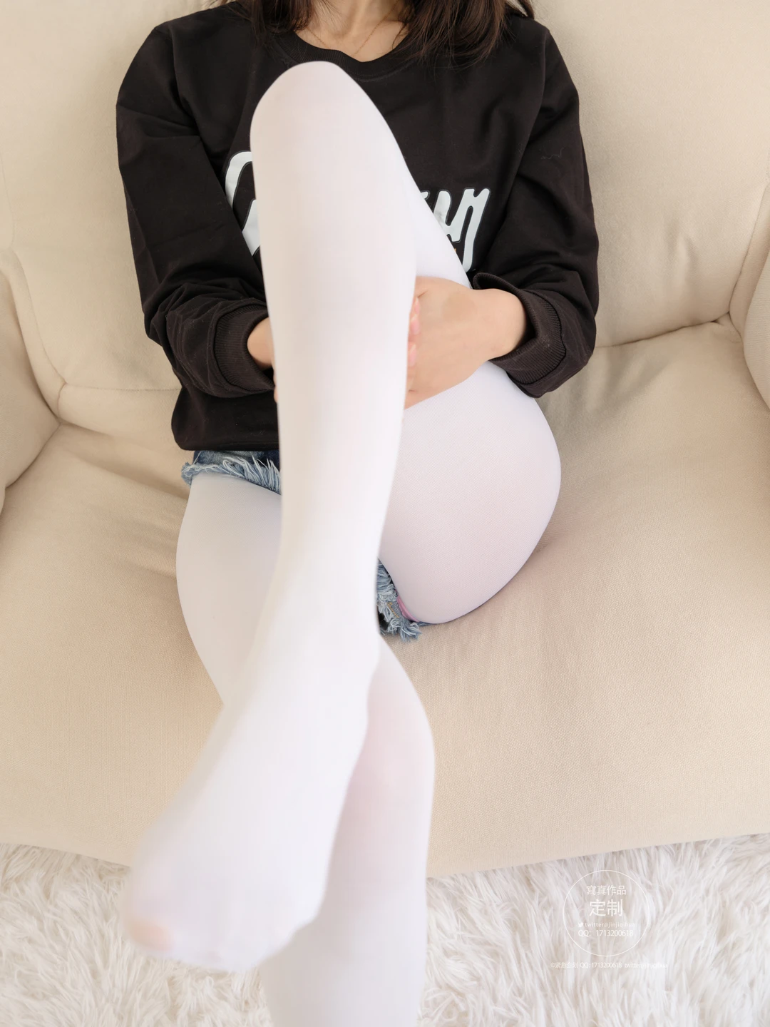 91tutu.cc@NO.034 EX-001 见希w 白丝牛仔短裤-047.webp