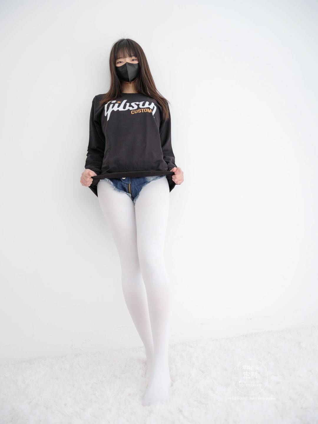 91tutu.cc@NO.034 EX-001 见希w 白丝牛仔短裤-053.webp