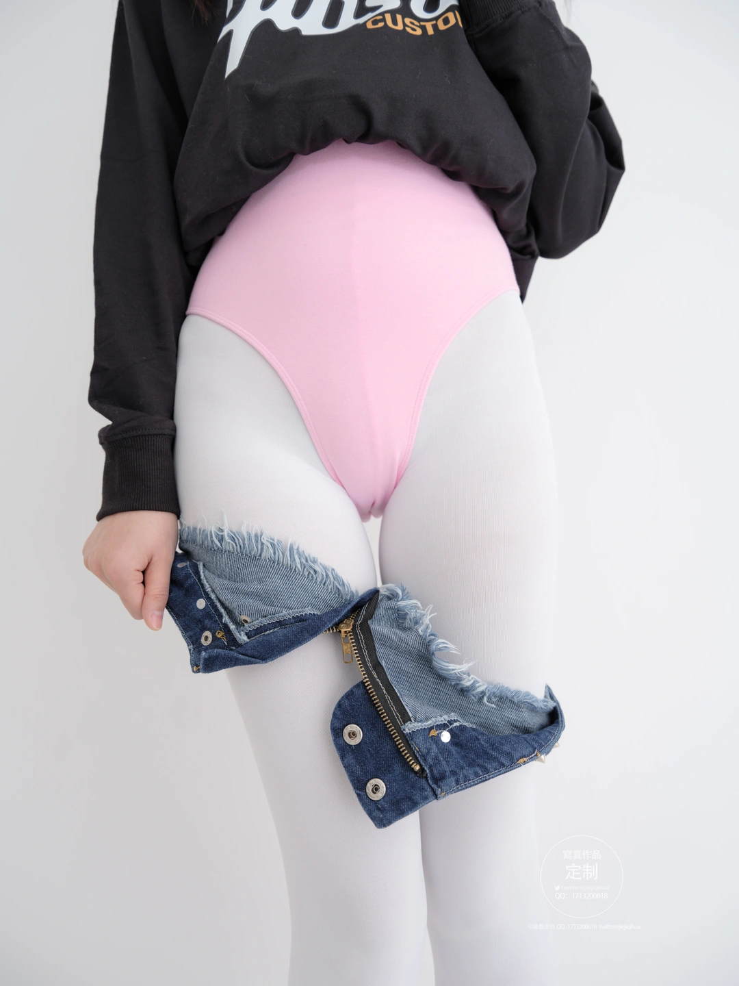 91tutu.cc@NO.034 EX-001 见希w 白丝牛仔短裤-066.webp