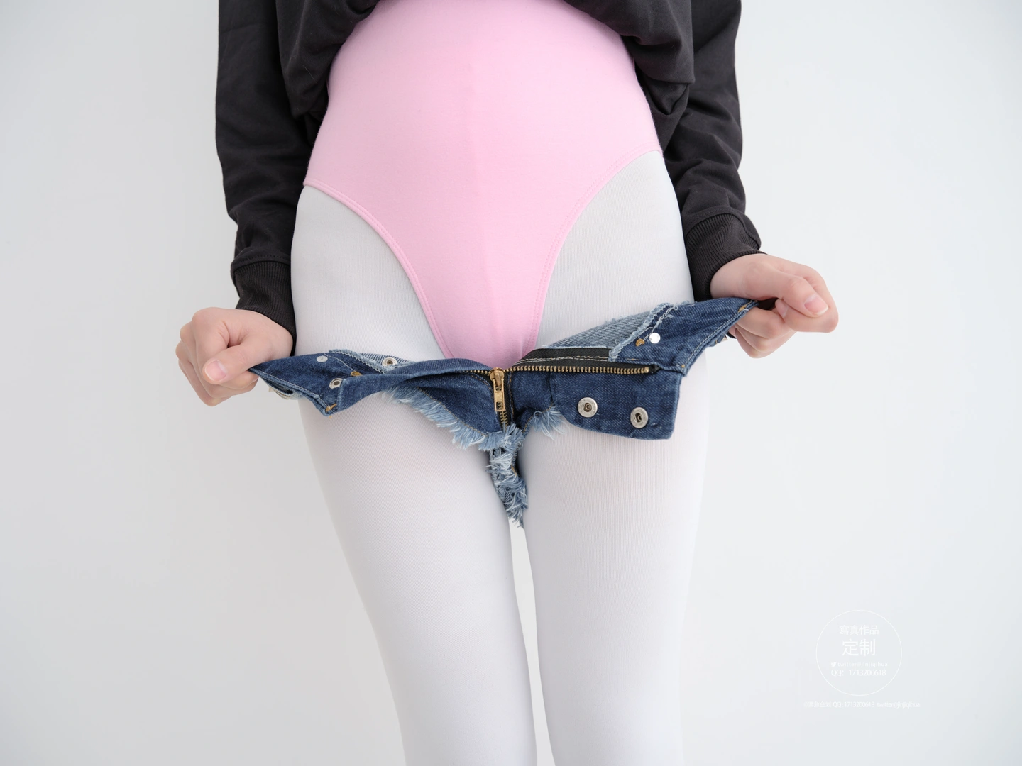 91tutu.cc@NO.034 EX-001 见希w 白丝牛仔短裤-068.webp