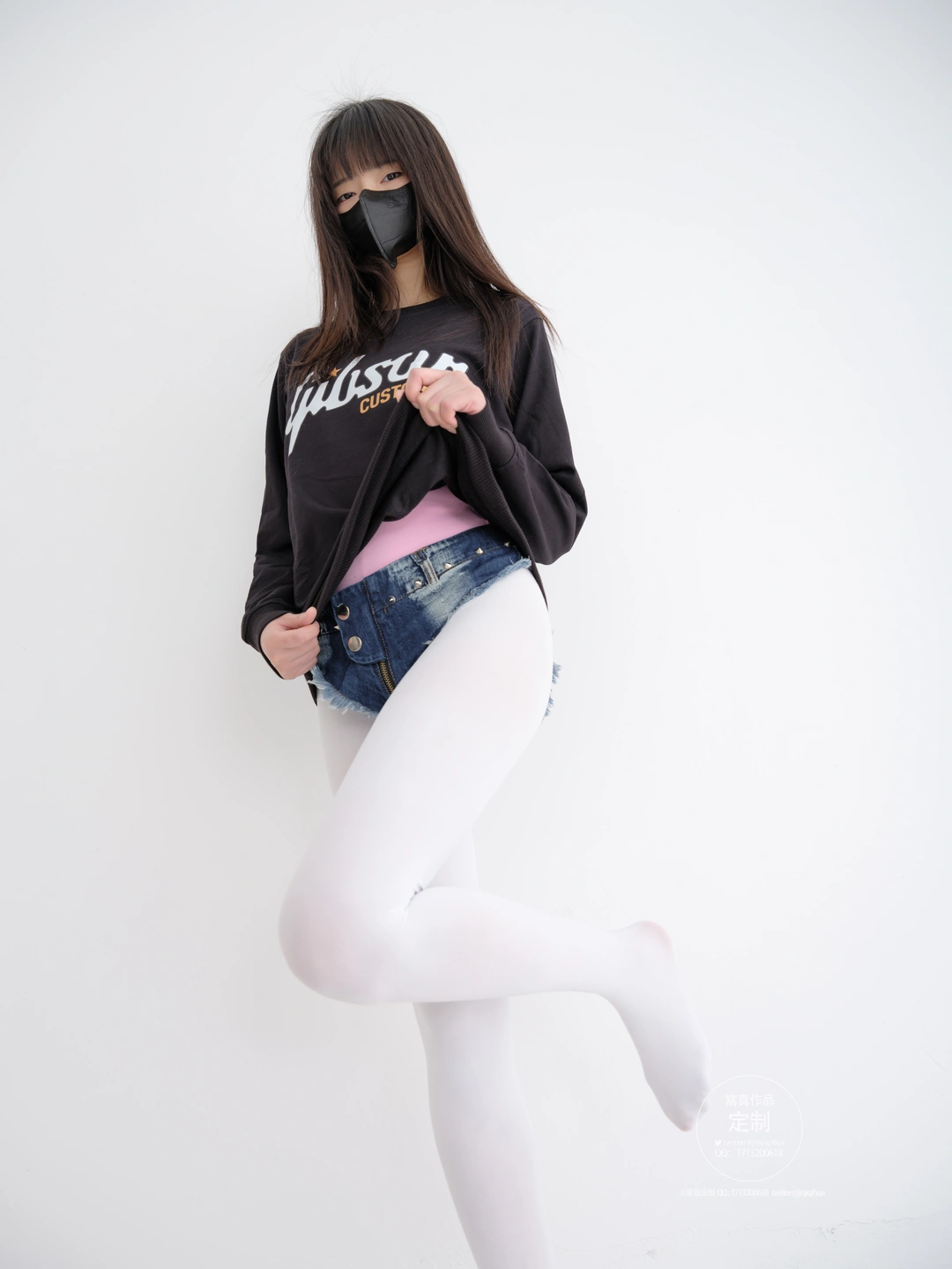 91tutu.cc@NO.034 EX-001 见希w 白丝牛仔短裤-072.webp