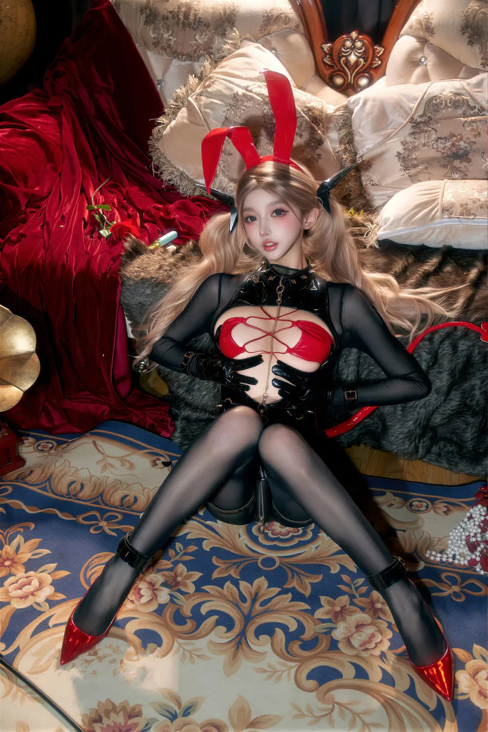 91tutu.cc@过期米线线喵 - No.173 恶魔兔兔-012.webp