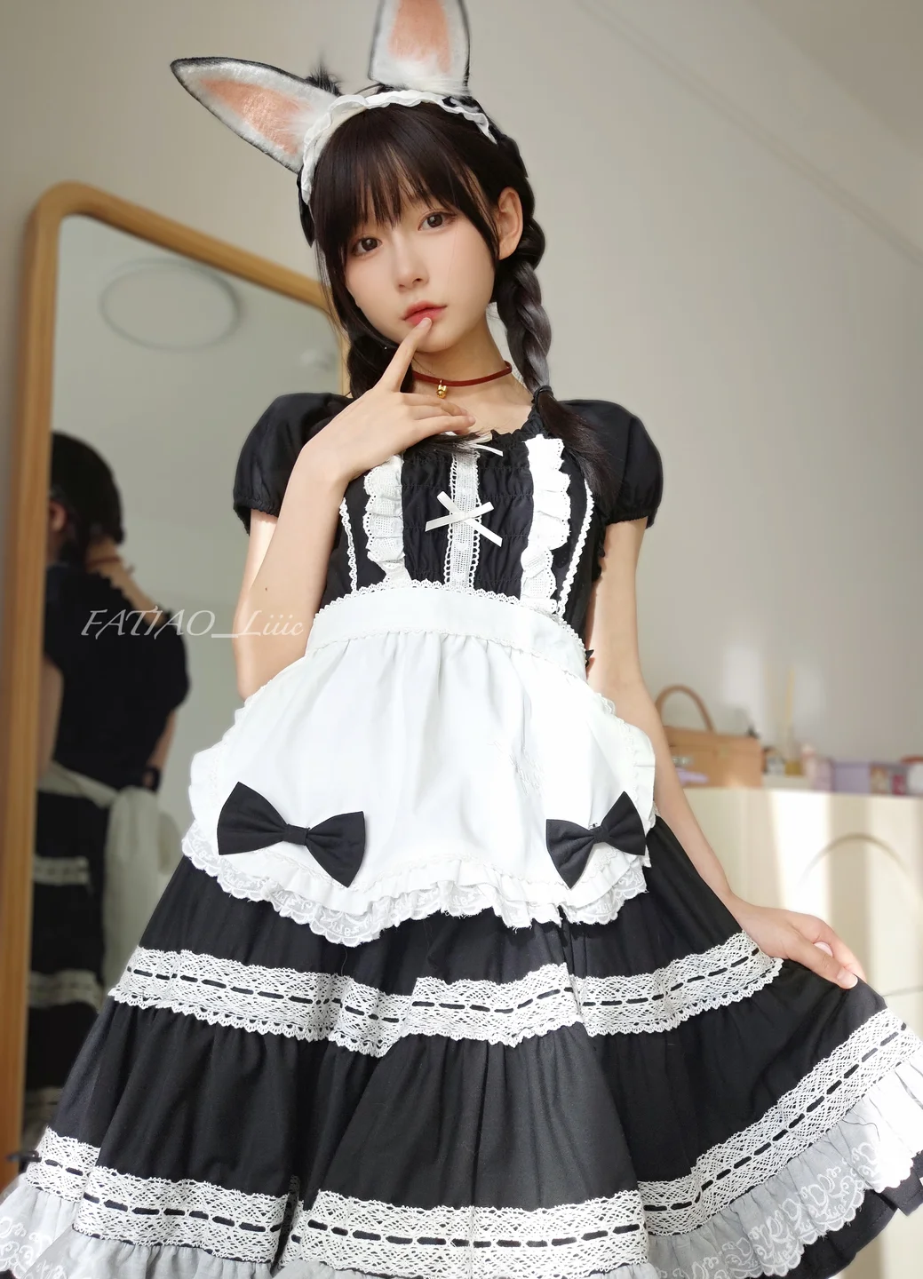 91tutu.cc@2022-12-22 うさぎさんはメイド服を着るように要求されました🐰-002.webp