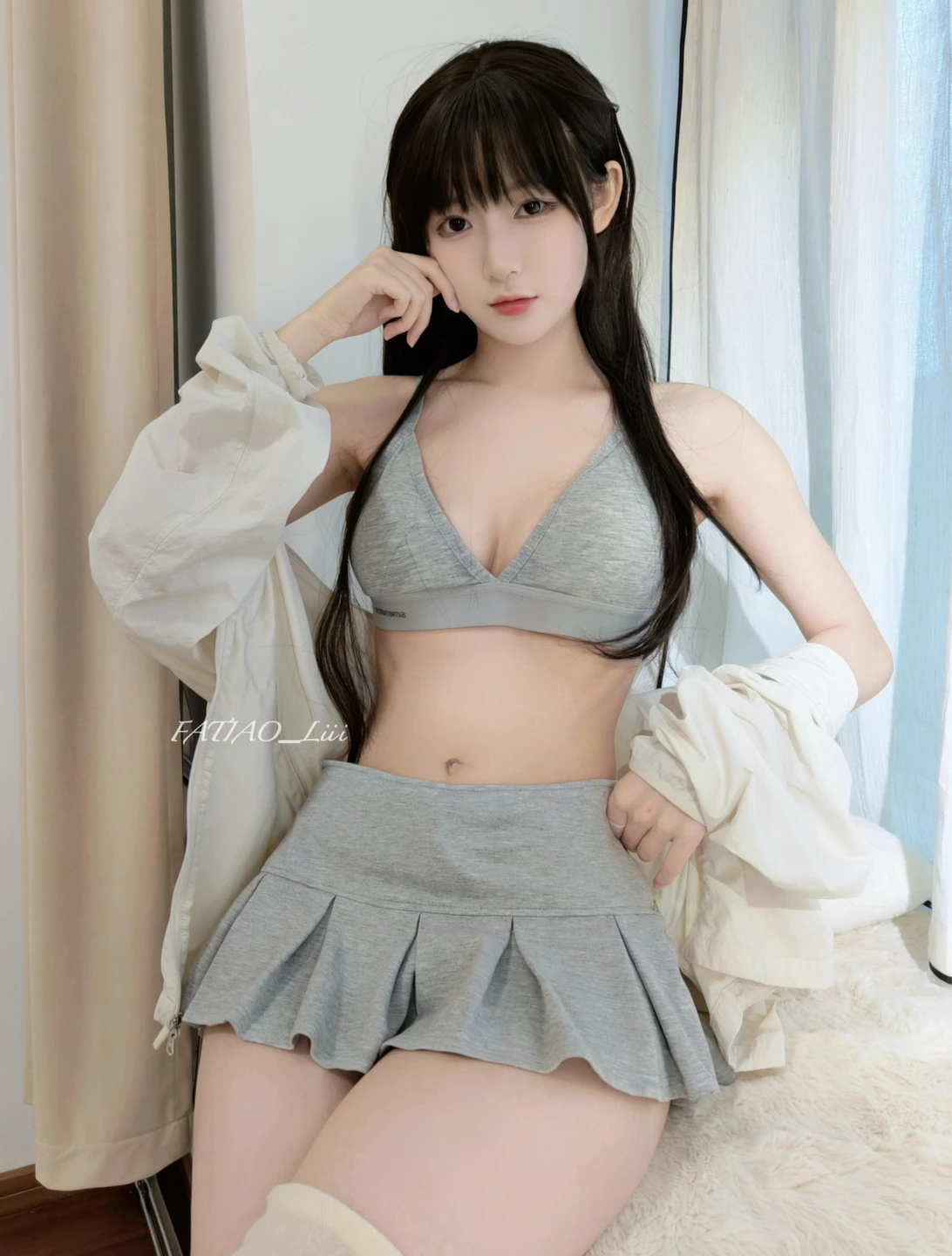 91tutu.cc@迷之呆梨 – NO.073 超短短裙-002.webp
