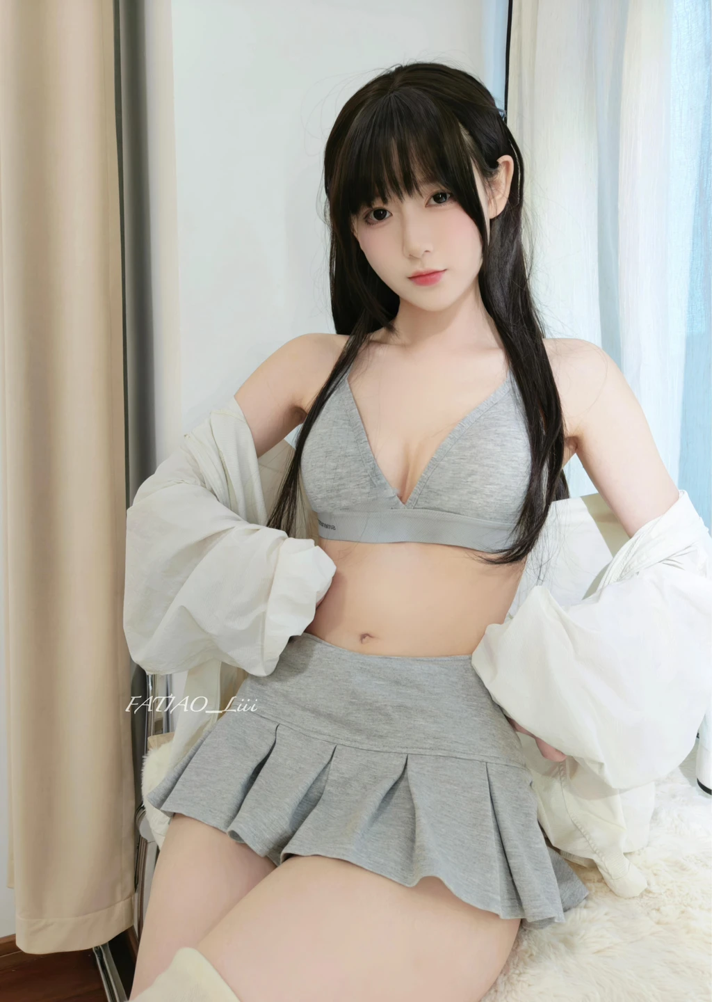 91tutu.cc@迷之呆梨 – NO.073 超短短裙-008.webp