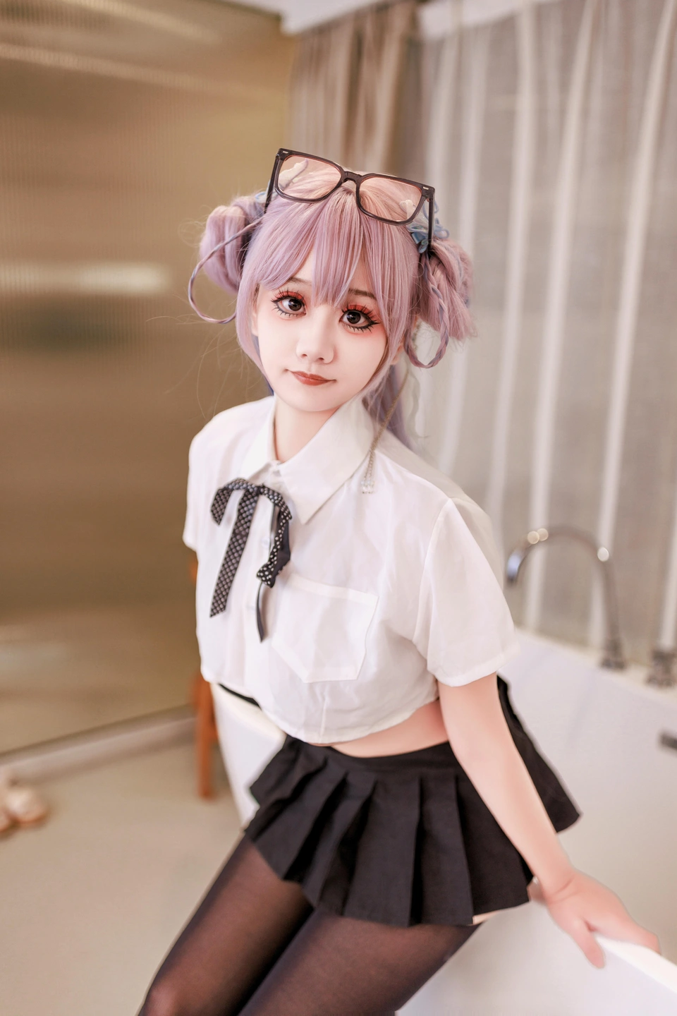 阿雪雪 - No.016 居家女高 [64P,2V-2.20GB]