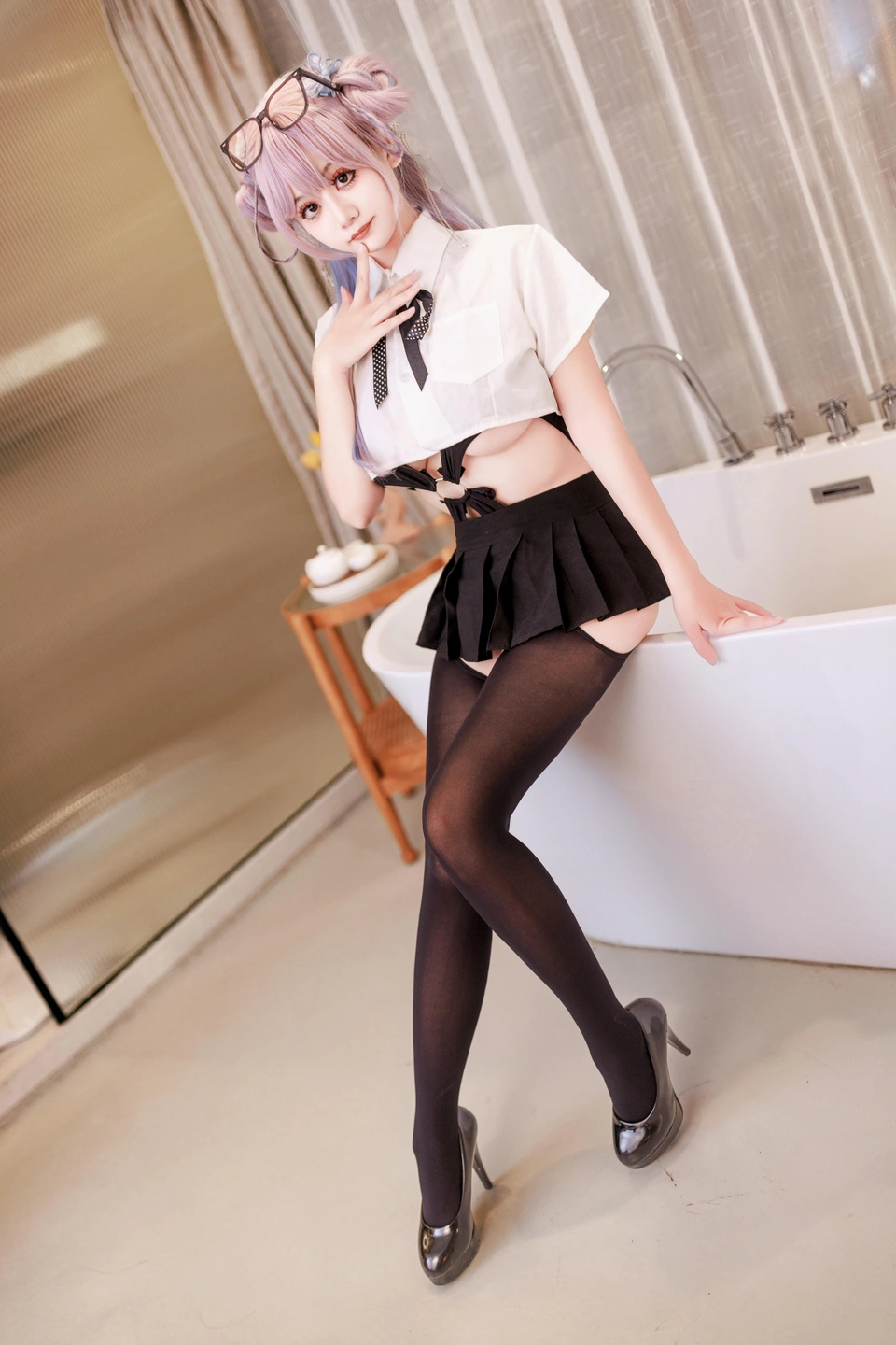 91tutu.cc@阿雪雪 - No.016 居家女高-002.webp