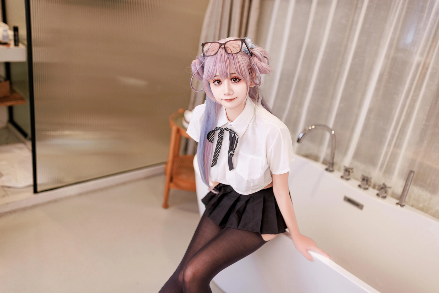 91tutu.cc@阿雪雪 - No.016 居家女高-003.webp