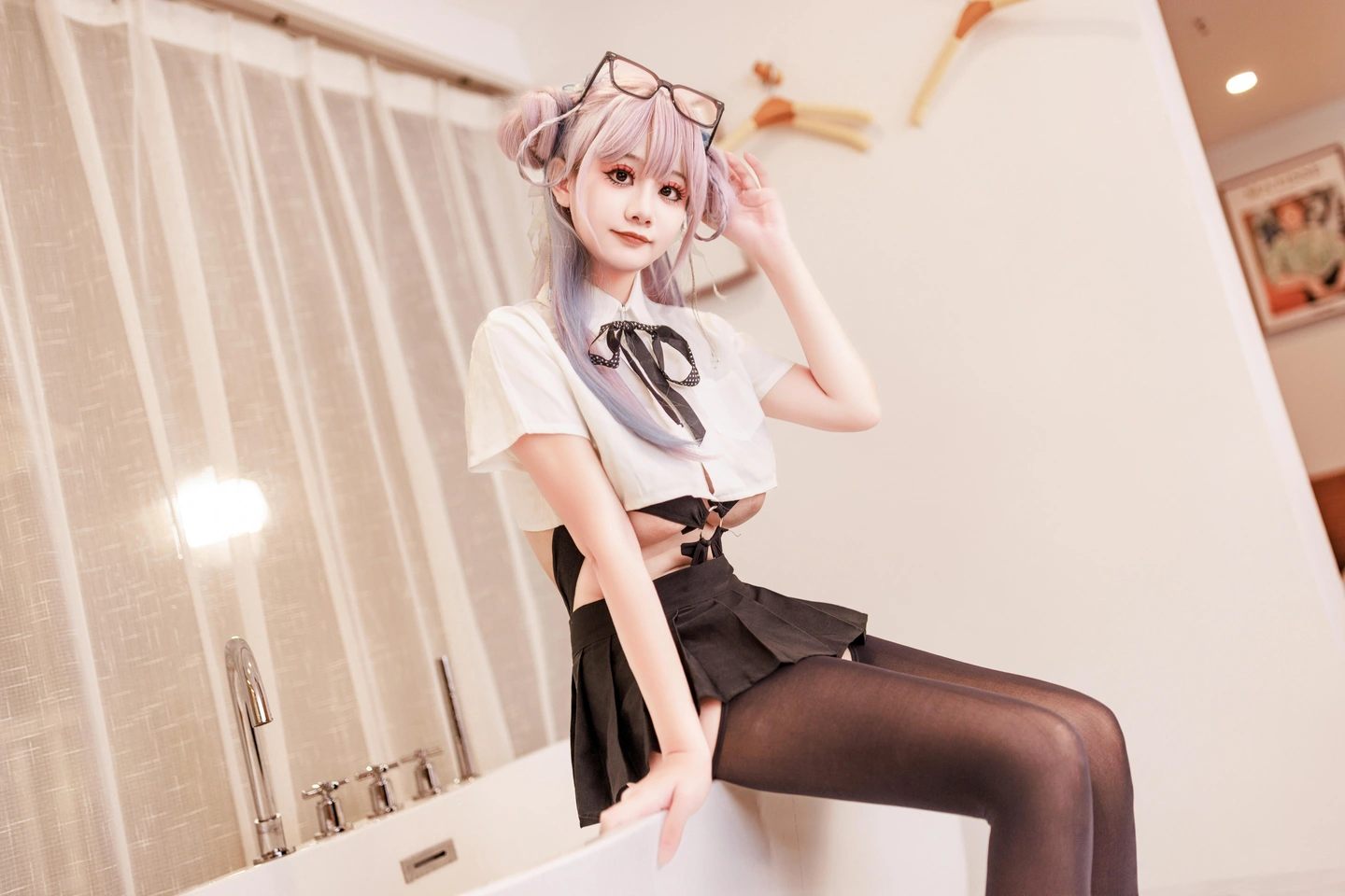 91tutu.cc@阿雪雪 - No.016 居家女高-005.webp