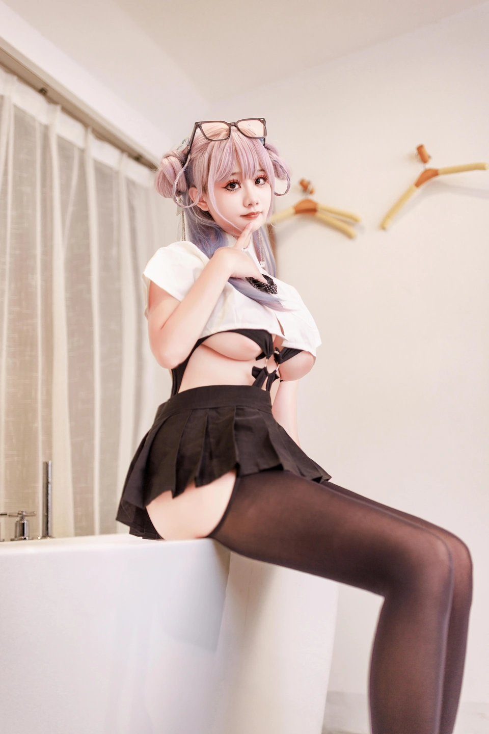 91tutu.cc@阿雪雪 - No.016 居家女高-006.webp