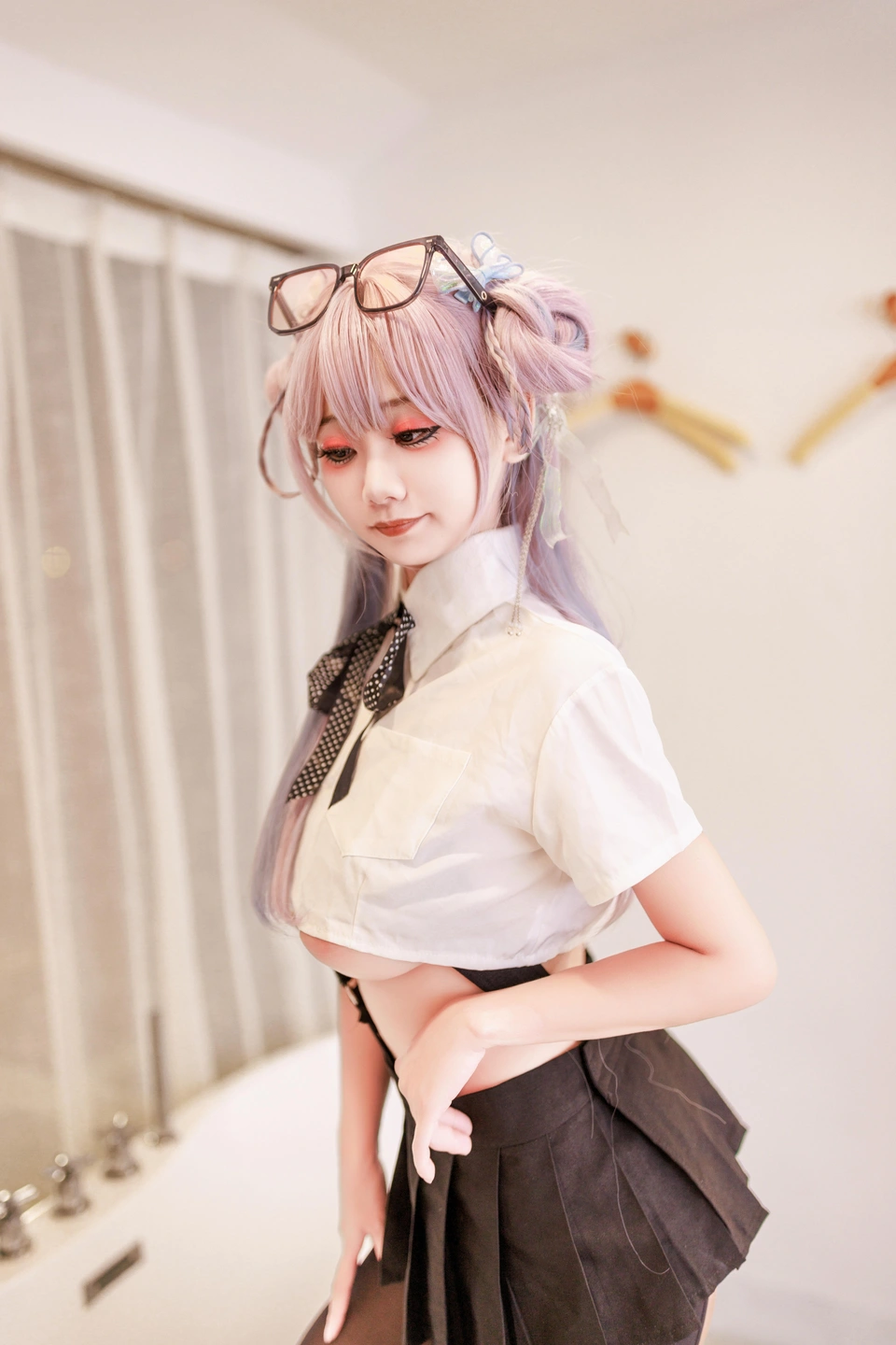 91tutu.cc@阿雪雪 - No.016 居家女高-007.webp