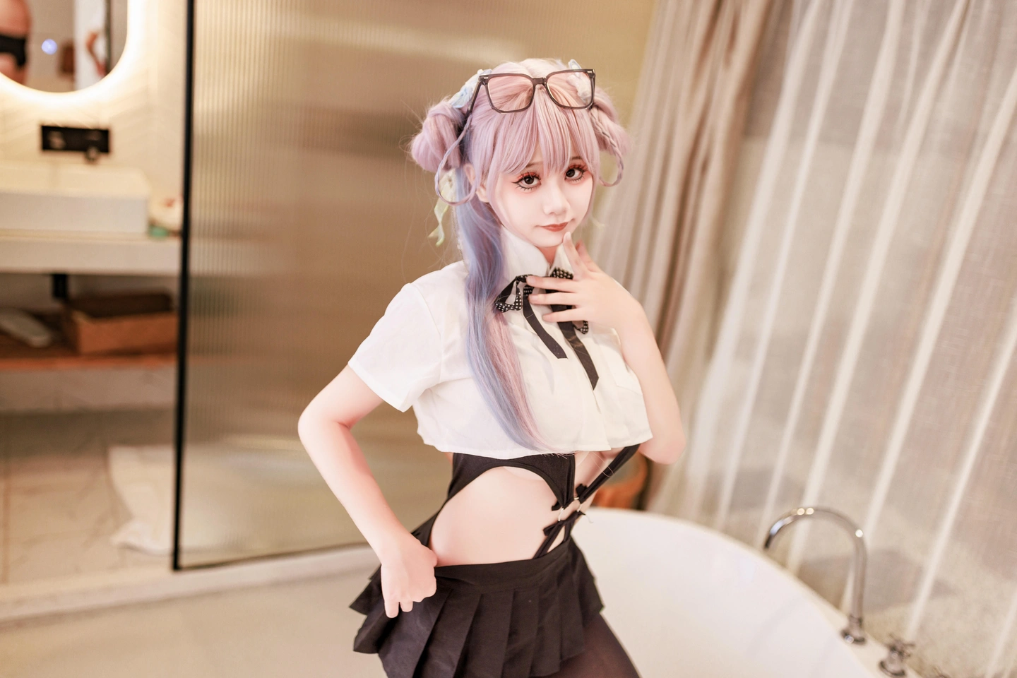 91tutu.cc@阿雪雪 - No.016 居家女高-008.webp