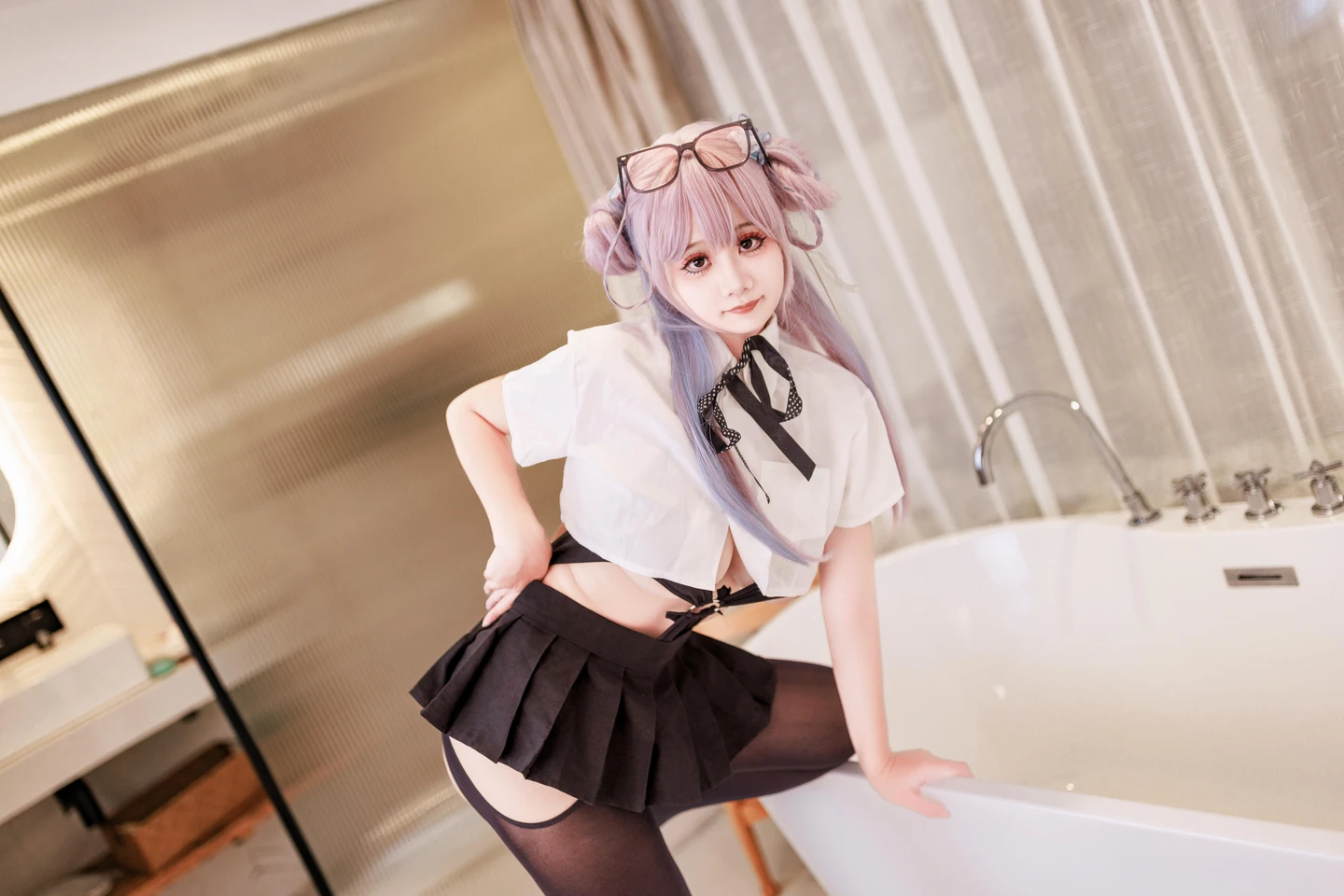 91tutu.cc@阿雪雪 - No.016 居家女高-009.webp